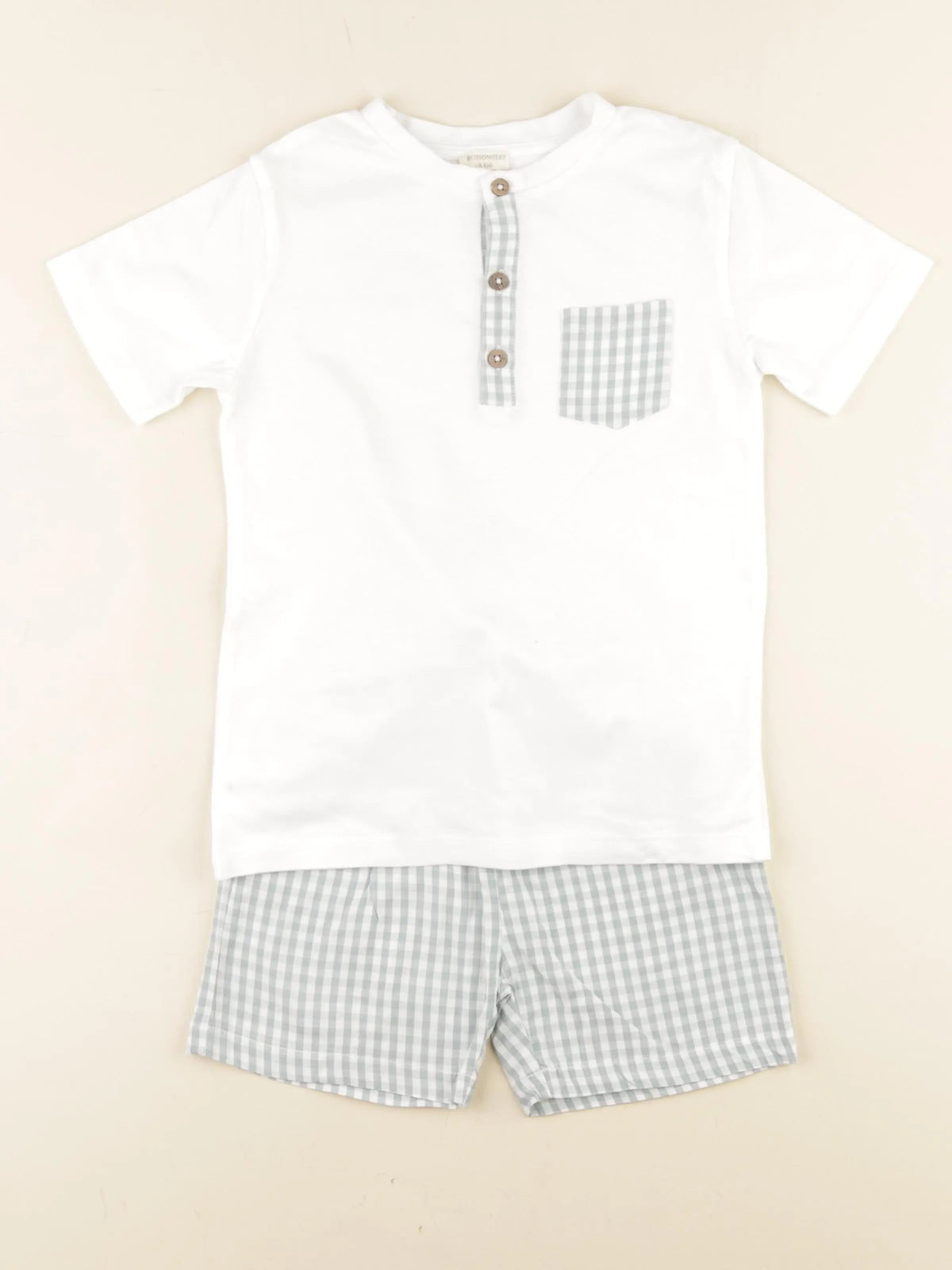 Buissonnière - pyjama coton blanc - 6/7 ans