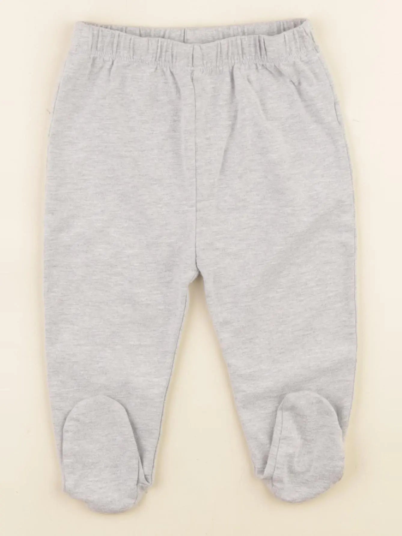 Vertbaudet - legging gris - 12 mois