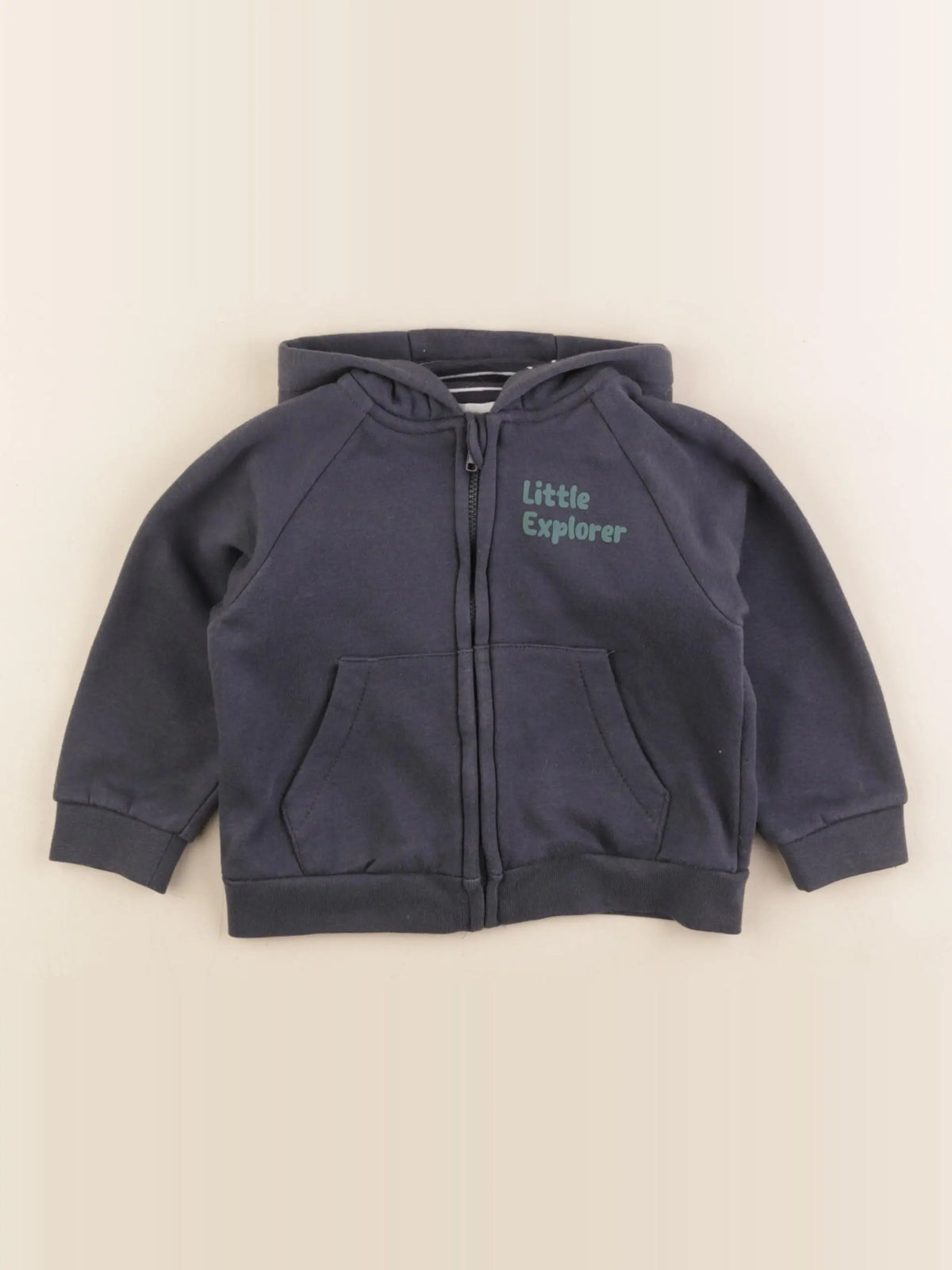 Vertbaudet - sweat bleu - 24 mois