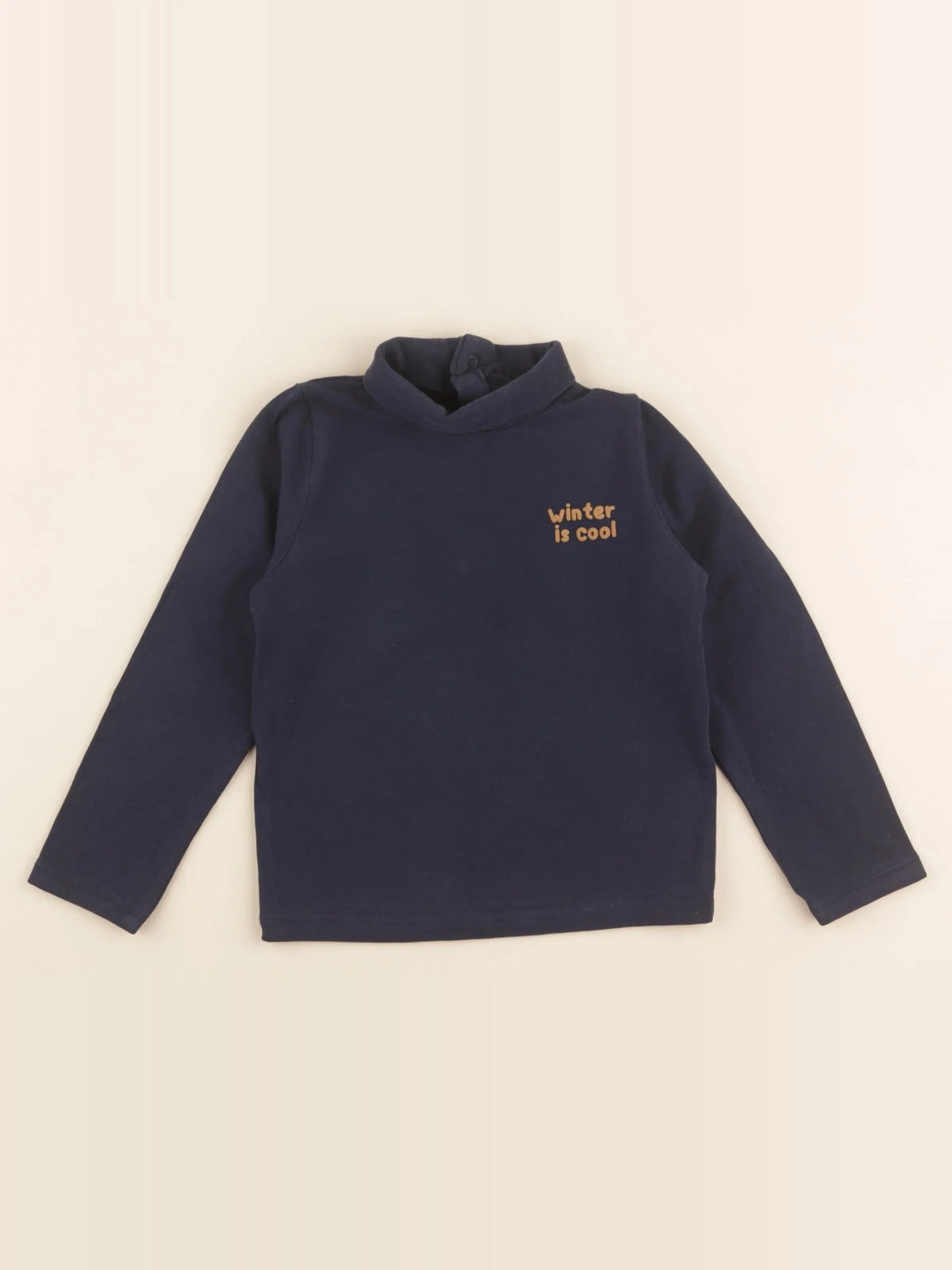 Vertbaudet - sous-pull bleu - 36 mois