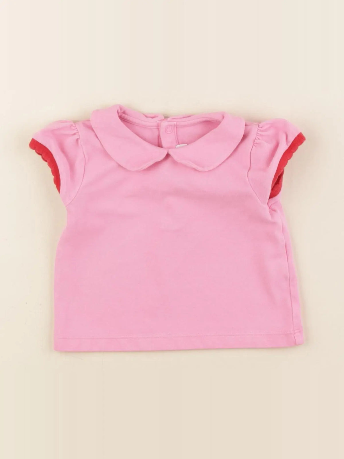 Jacadi - polo rose - 12 mois