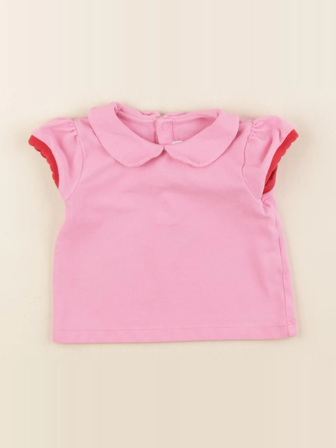 Jacadi - polo rose - 12 mois