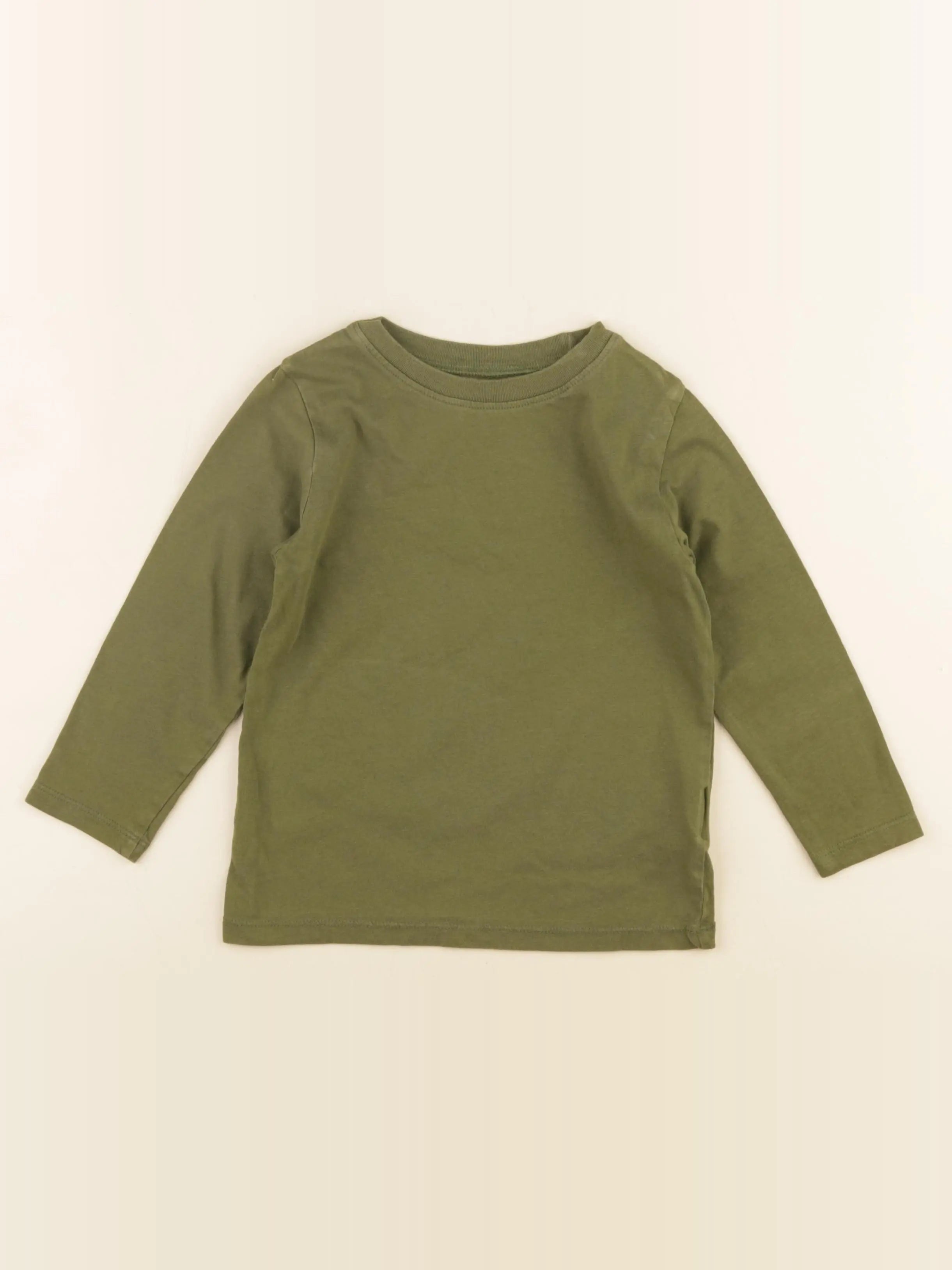 H&M - tee-shirt vert - 3/4 ans