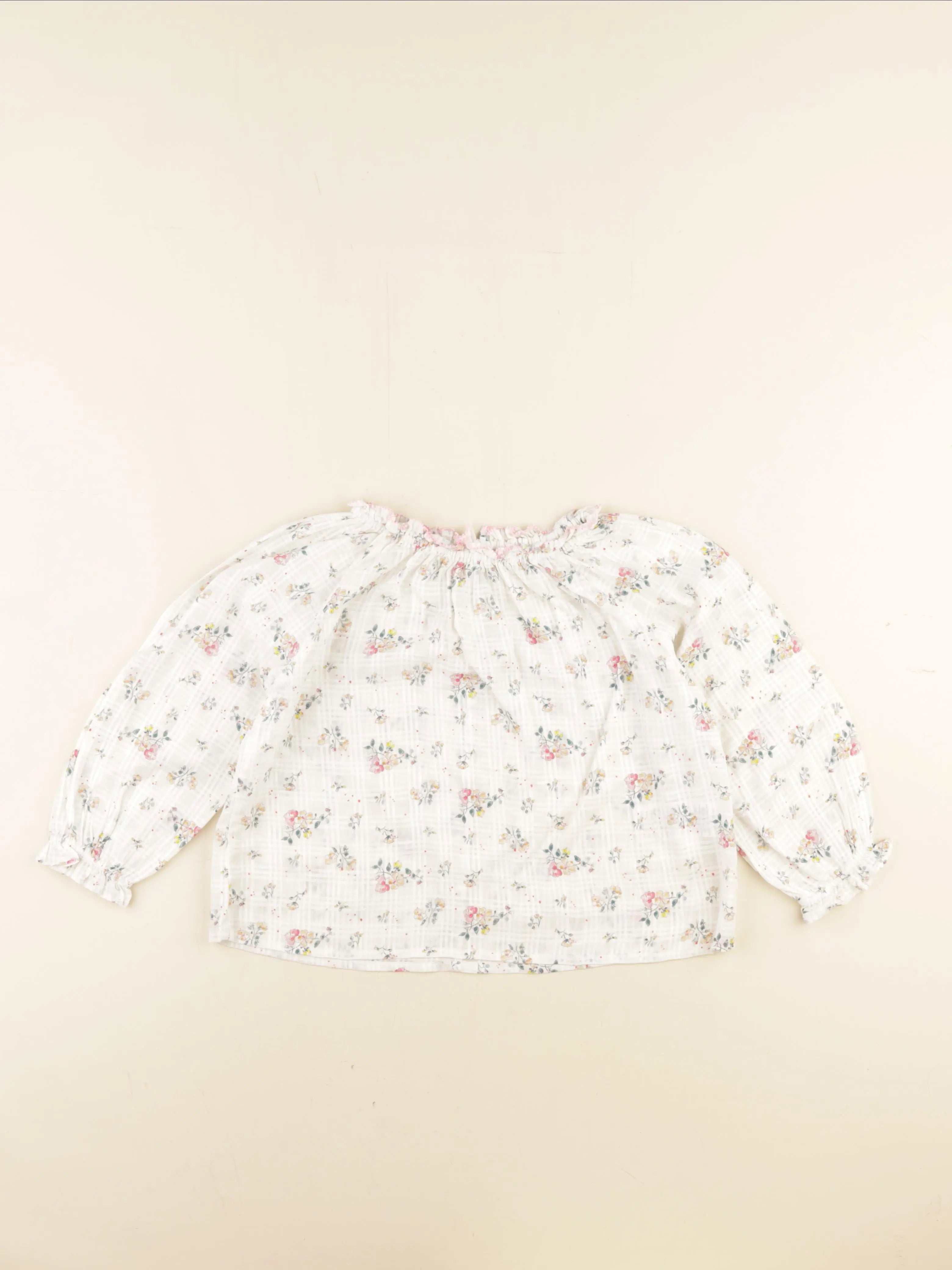 Bonton - blouse blanc - 4 ans