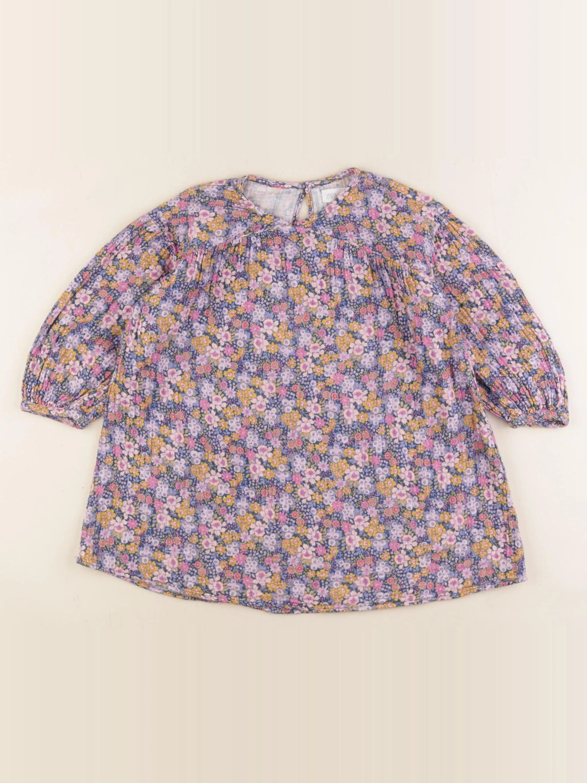 Zara - robe bleu - 3/4 ans