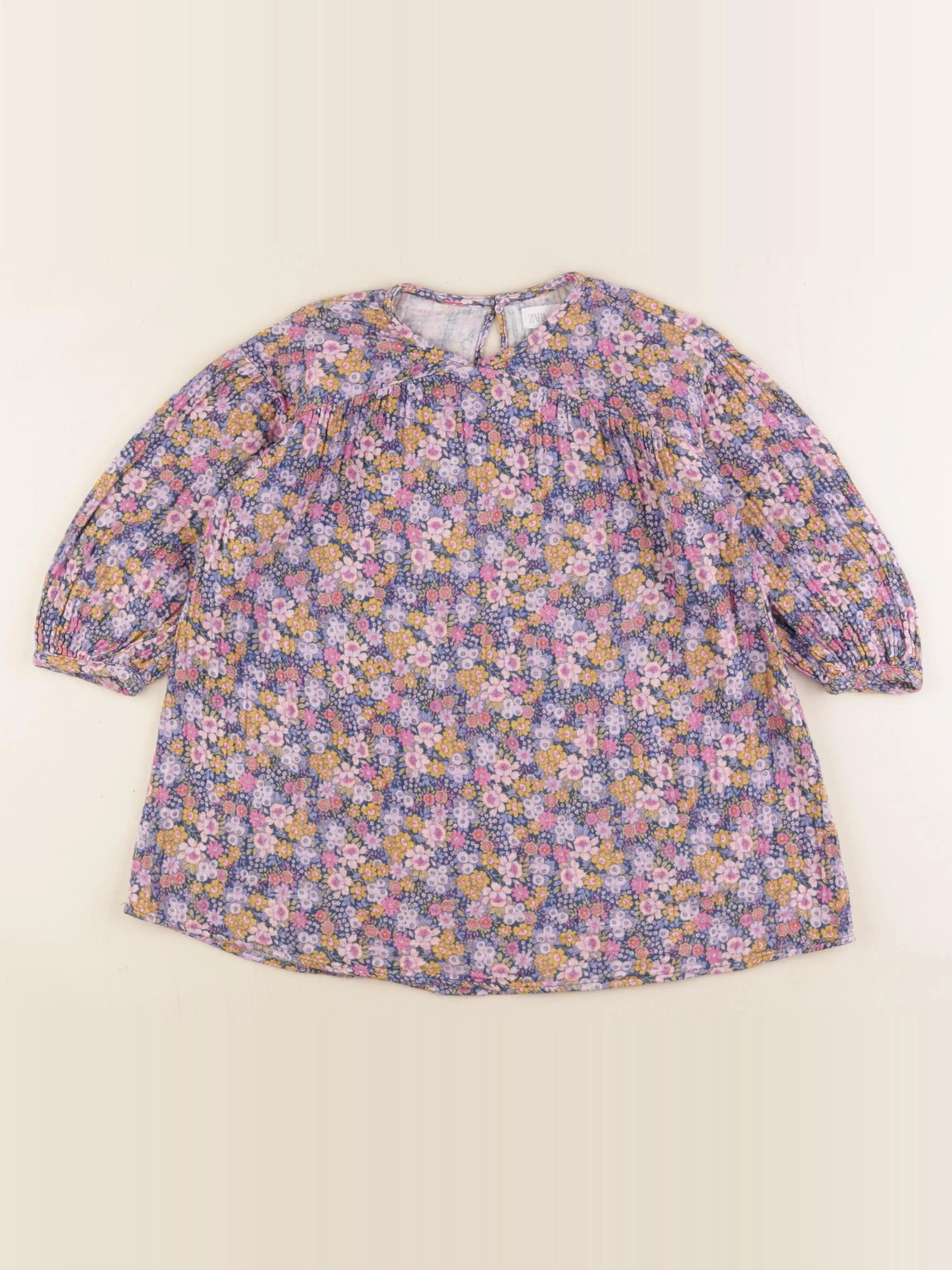 Zara - robe bleu - 3/4 ans