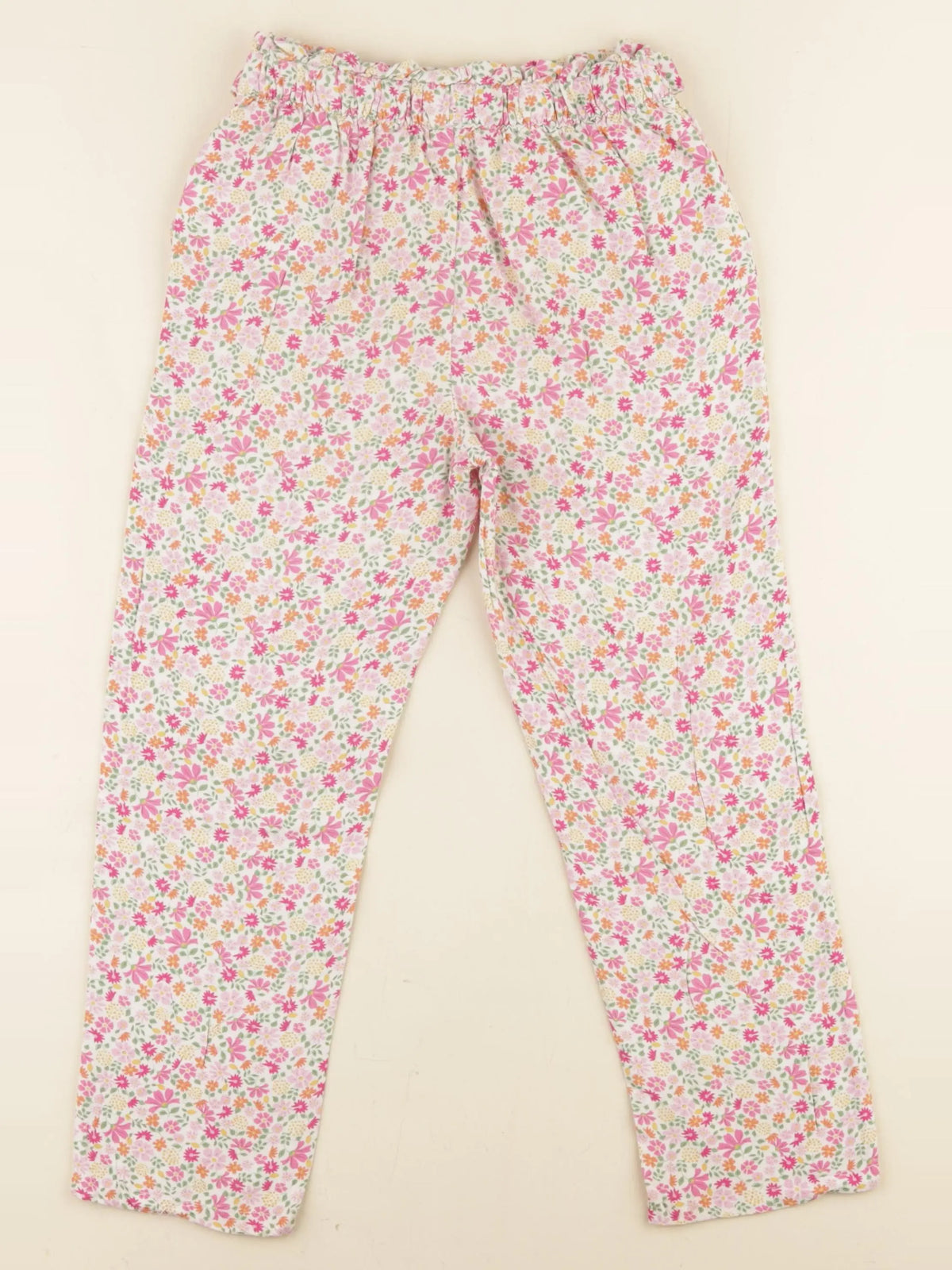 Vertbaudet - pantalon multicolore - 7 ans