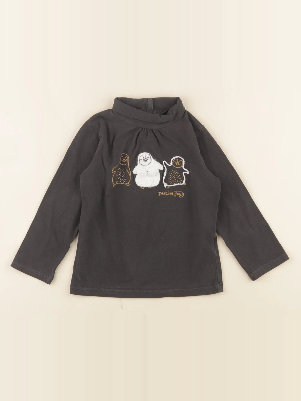 Vertbaudet - sous-pull gris - 3 ans