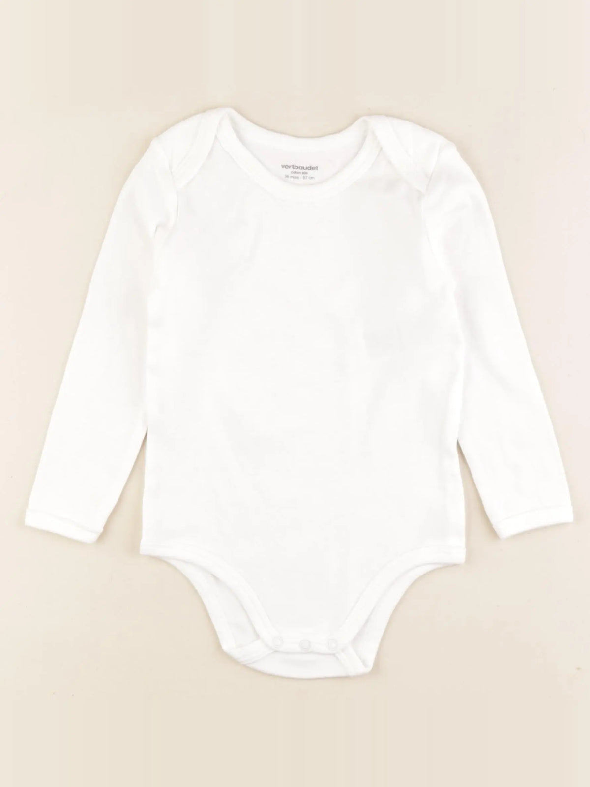 Vertbaudet - body blanc - 36 mois