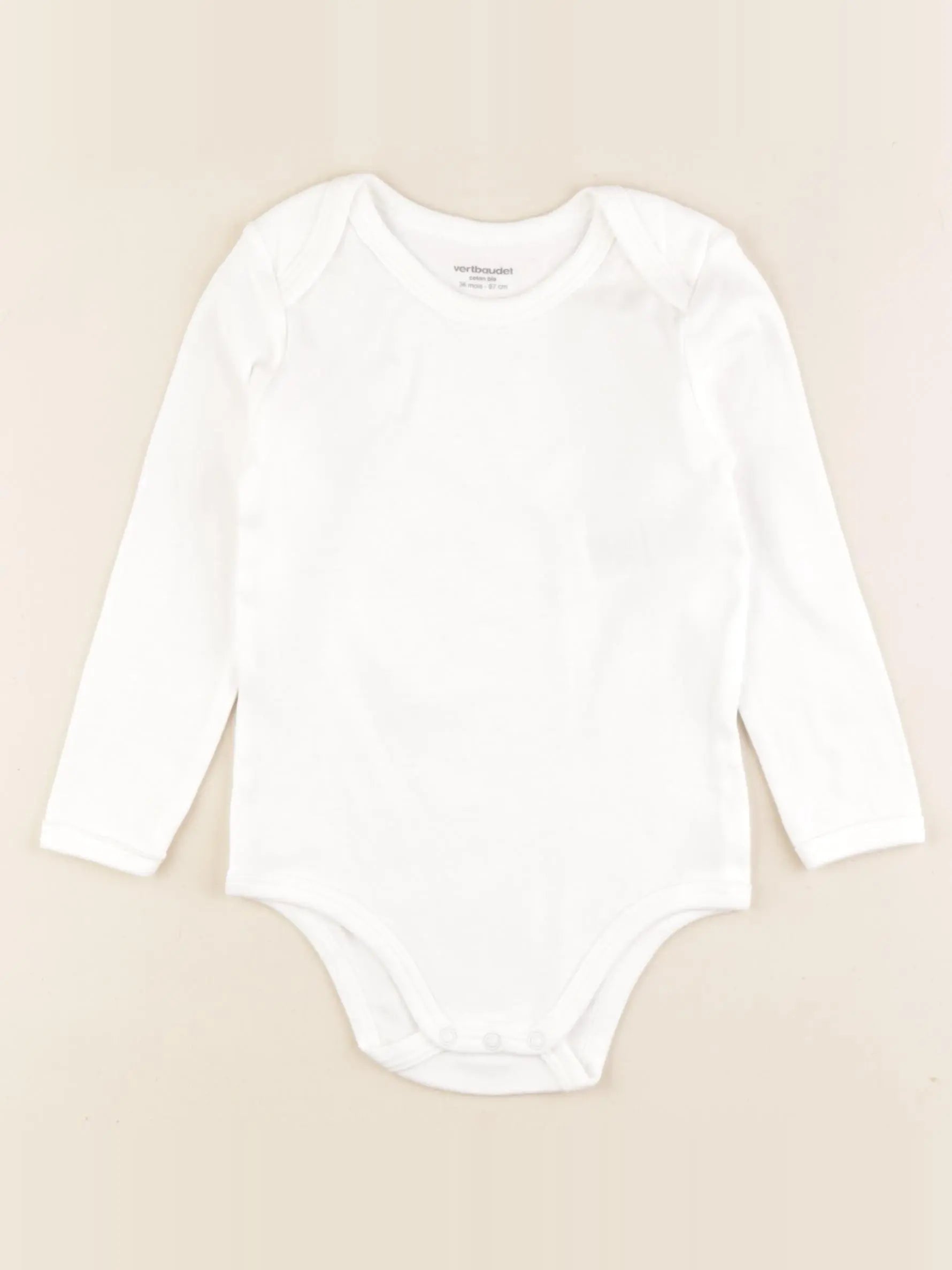 Vertbaudet - body blanc - 36 mois