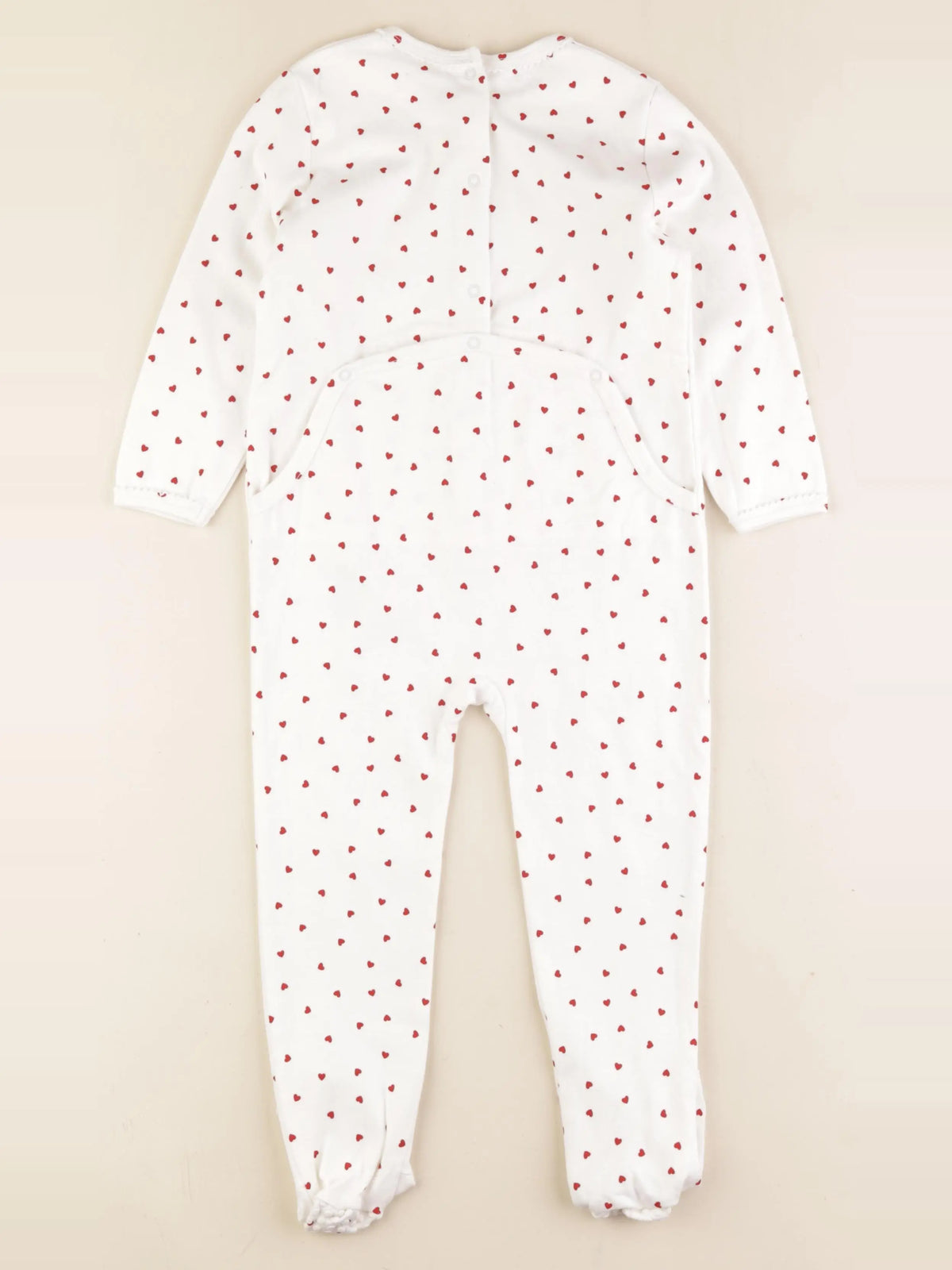 Vertbaudet - pyjama coton blanc - 36 mois