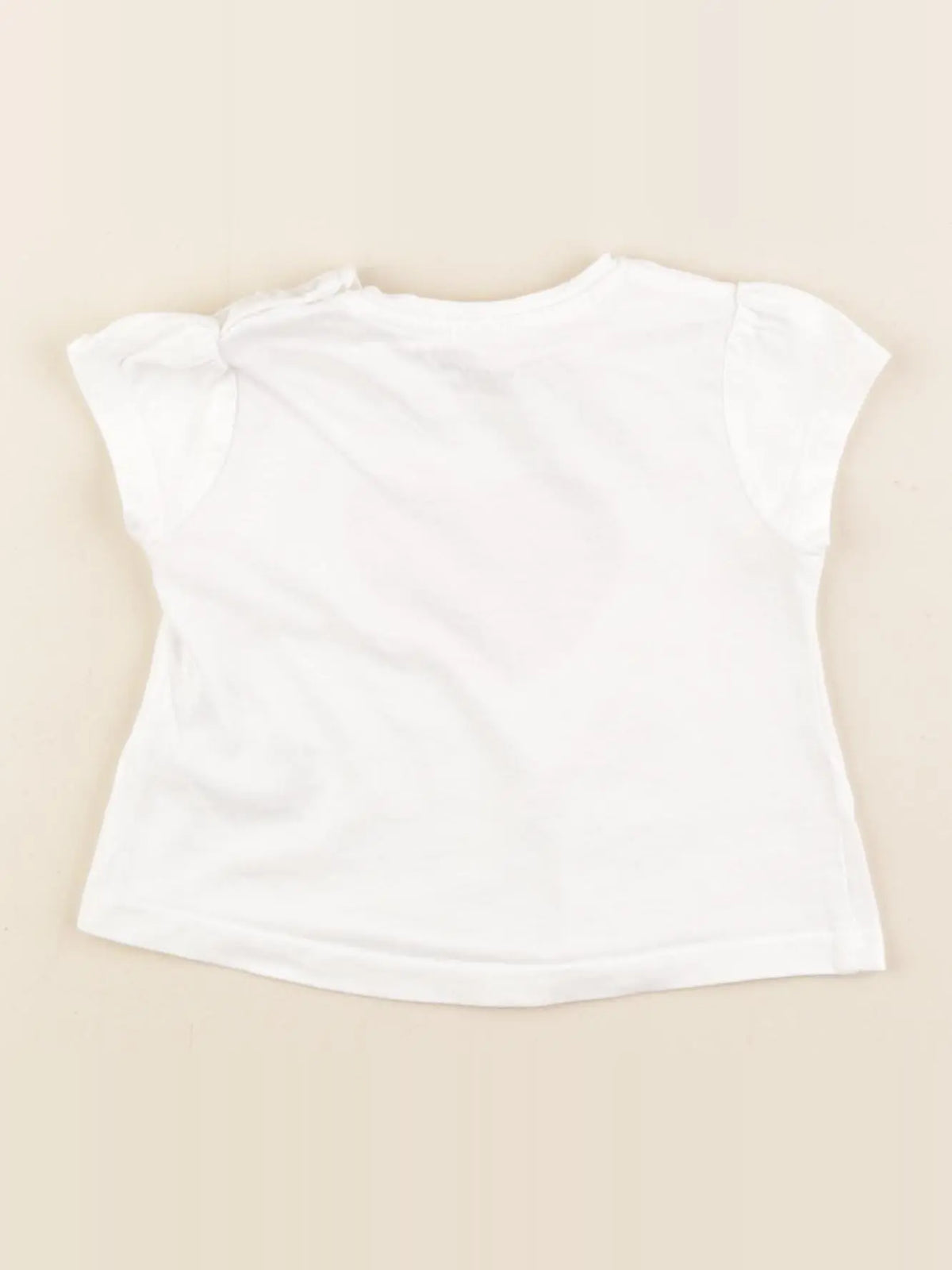 Vertbaudet - tee-shirt blanc - 6 mois