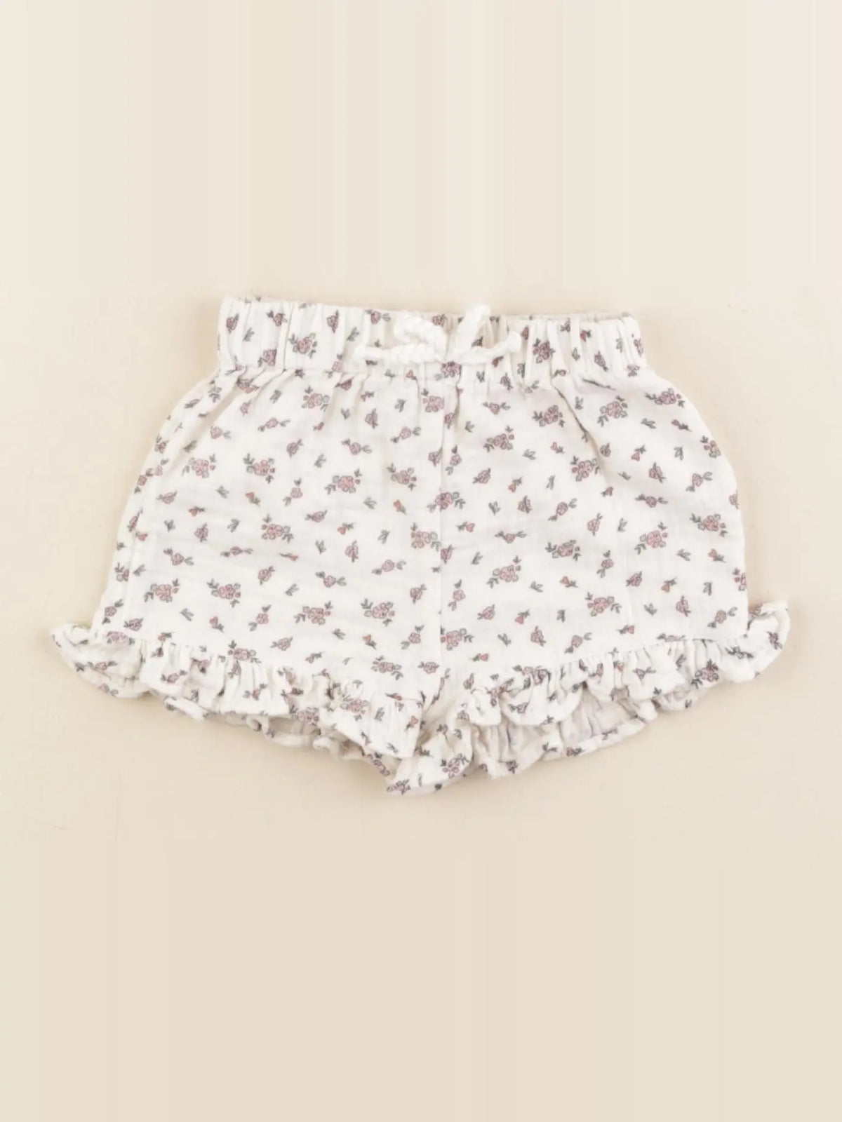 Vertbaudet - short blanc - 6 mois