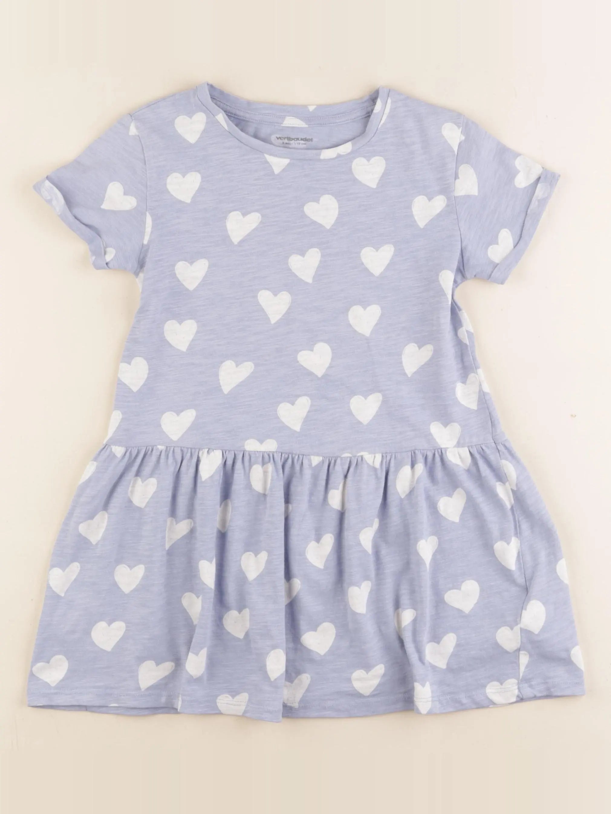 Vertbaudet - robe bleu - 5 ans