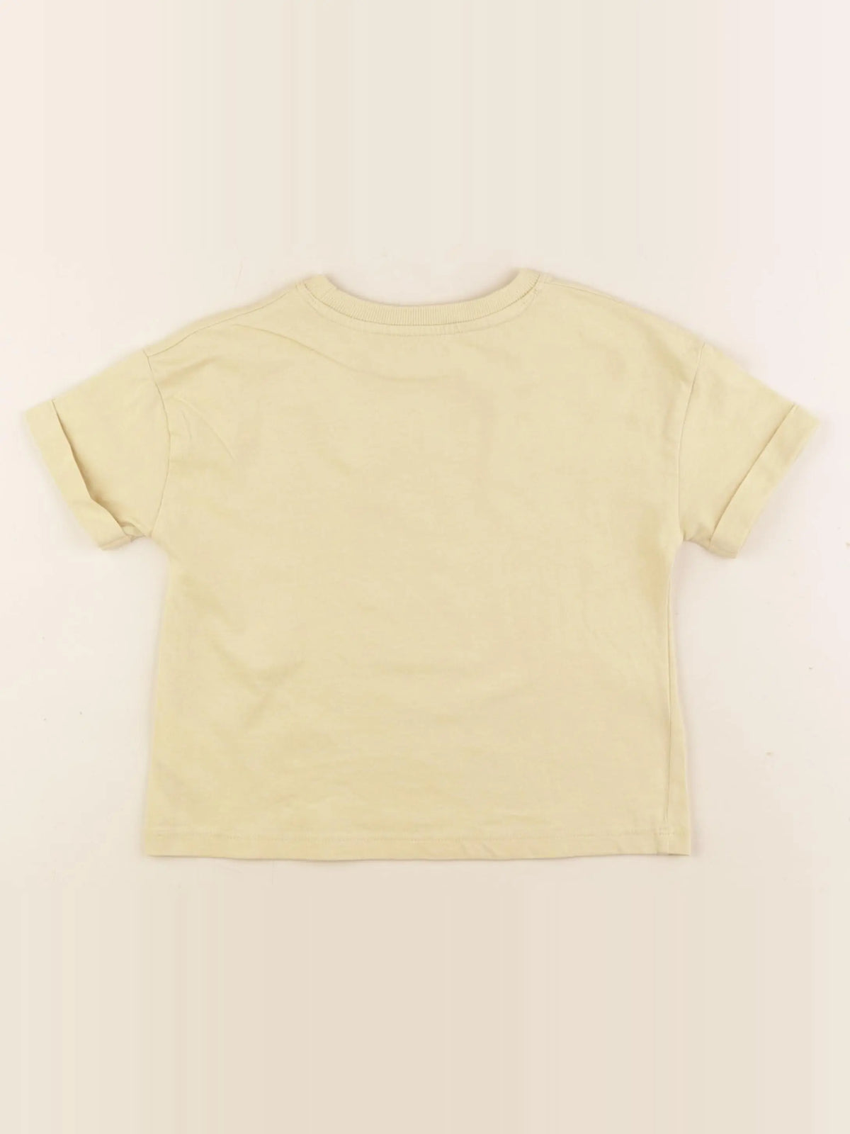 Vertbaudet - tee-shirt jaune - 5 ans