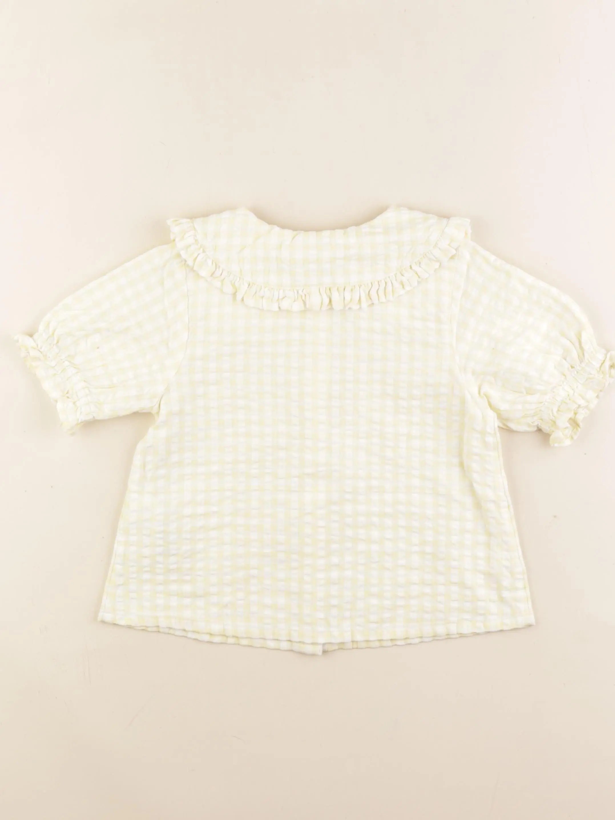 Vertbaudet - blouse jaune - 5 ans