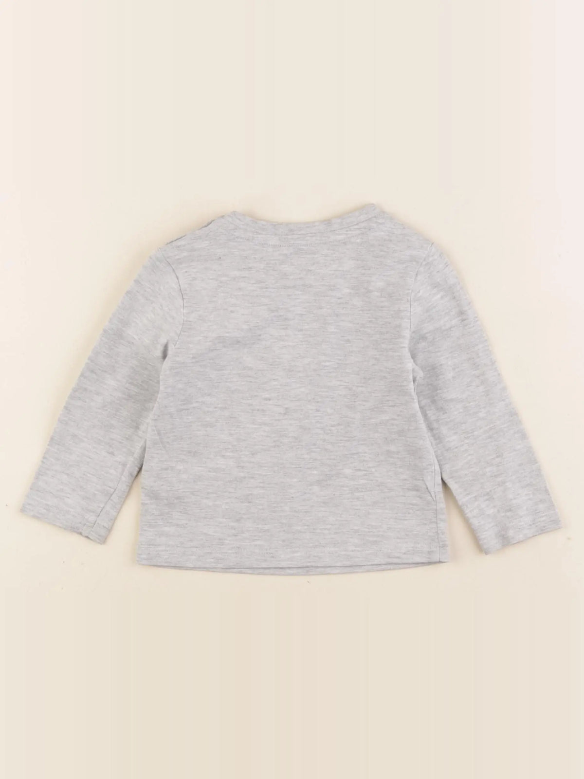 Vertbaudet - tee-shirt gris - 9 mois