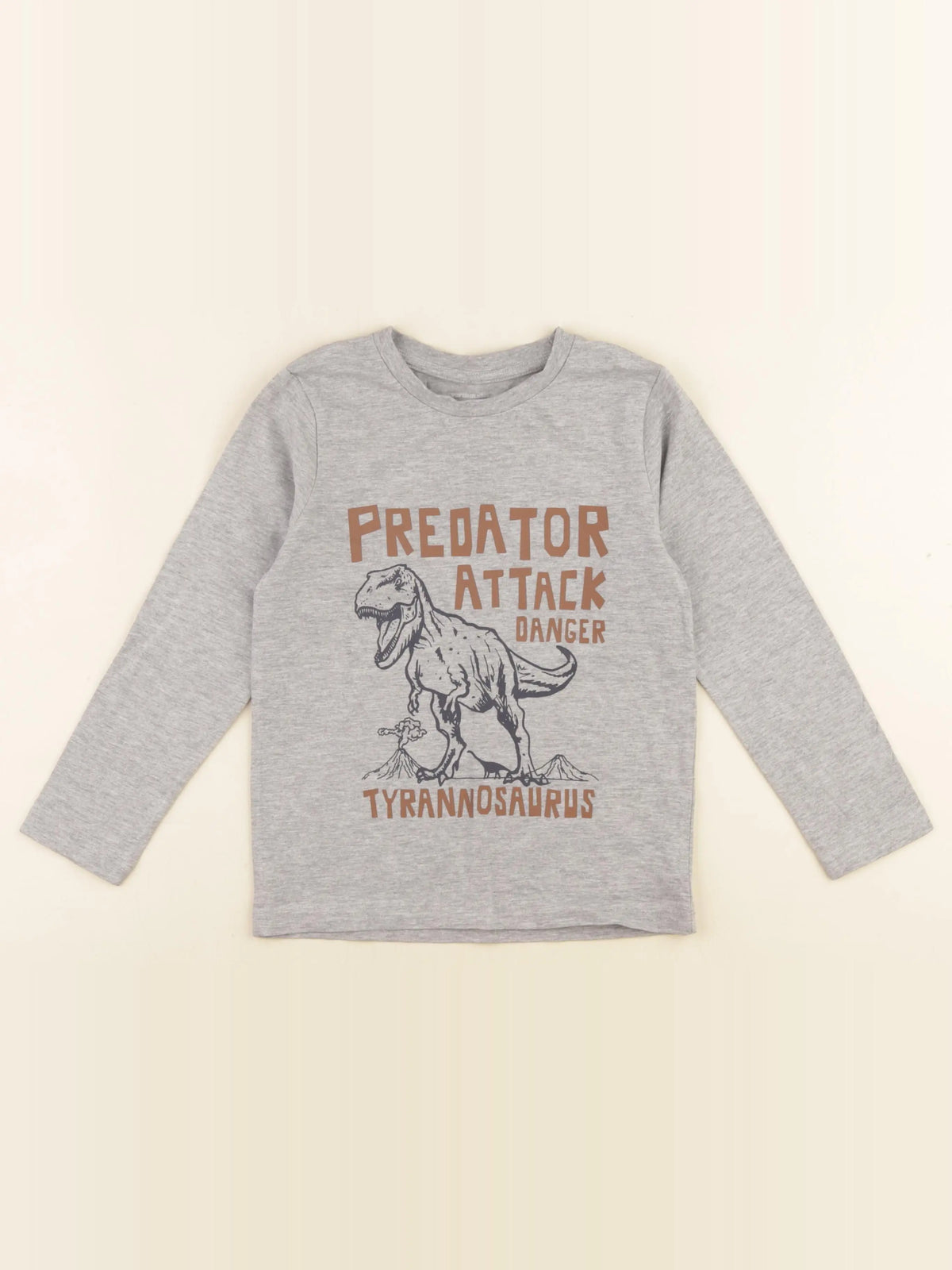 Vertbaudet - tee-shirt gris - 6 ans