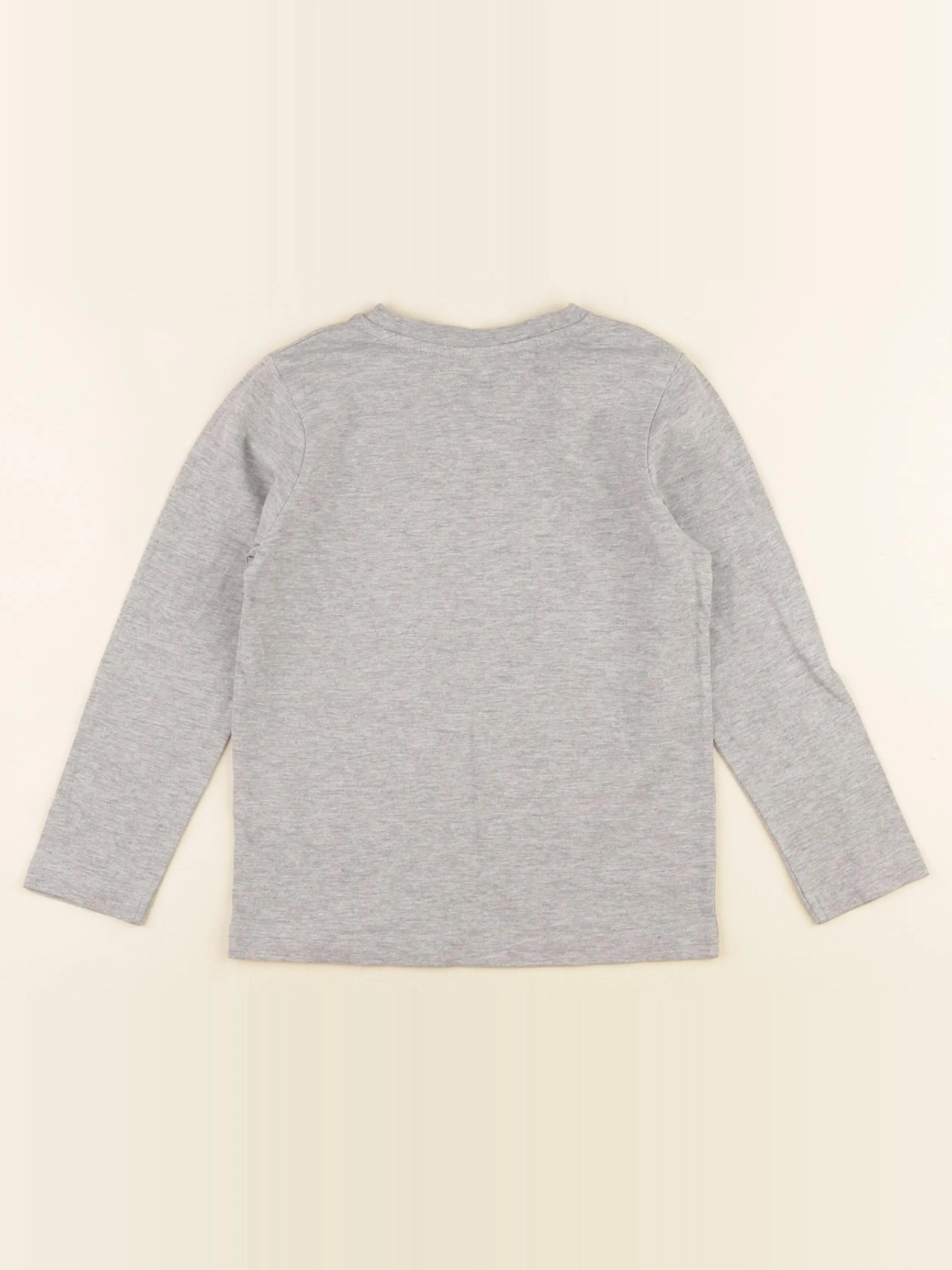 Vertbaudet - tee-shirt gris - 6 ans