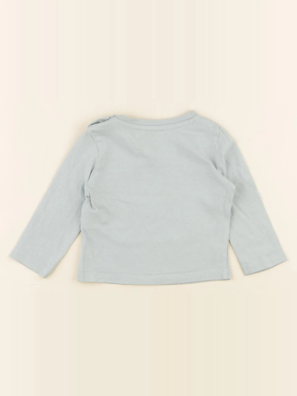 Vertbaudet - tee-shirt bleu - 6 mois