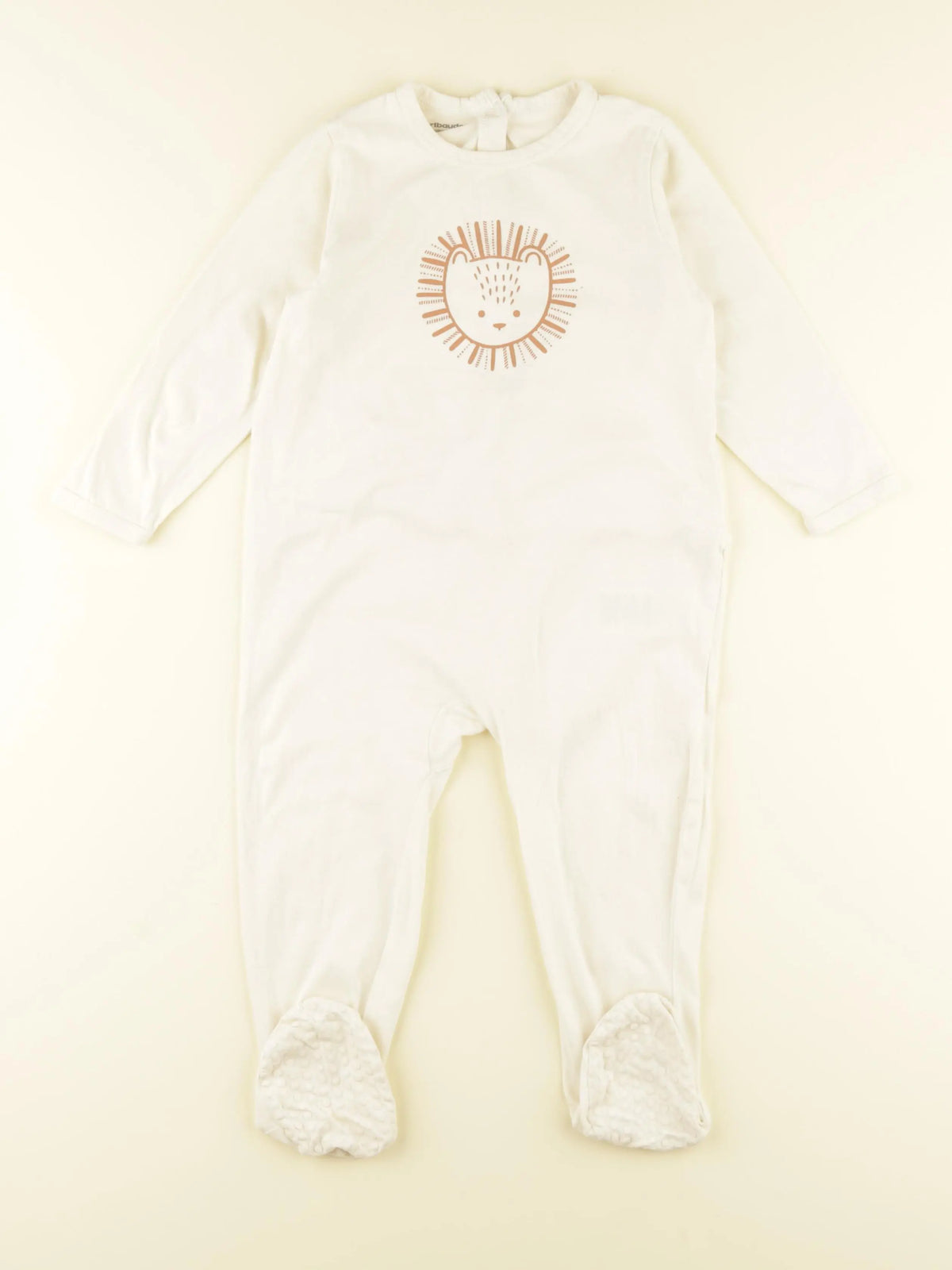 Vertbaudet - pyjama coton blanc - 24 mois