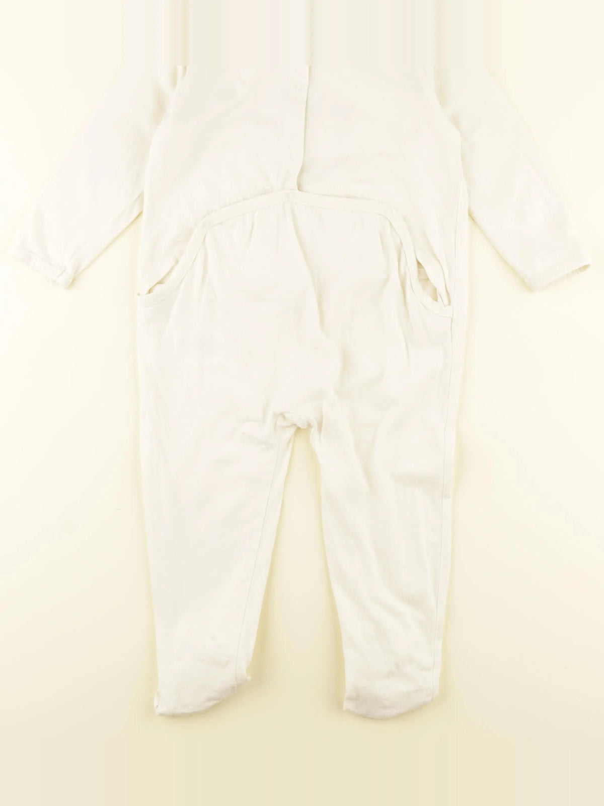 Vertbaudet - pyjama coton blanc - 24 mois