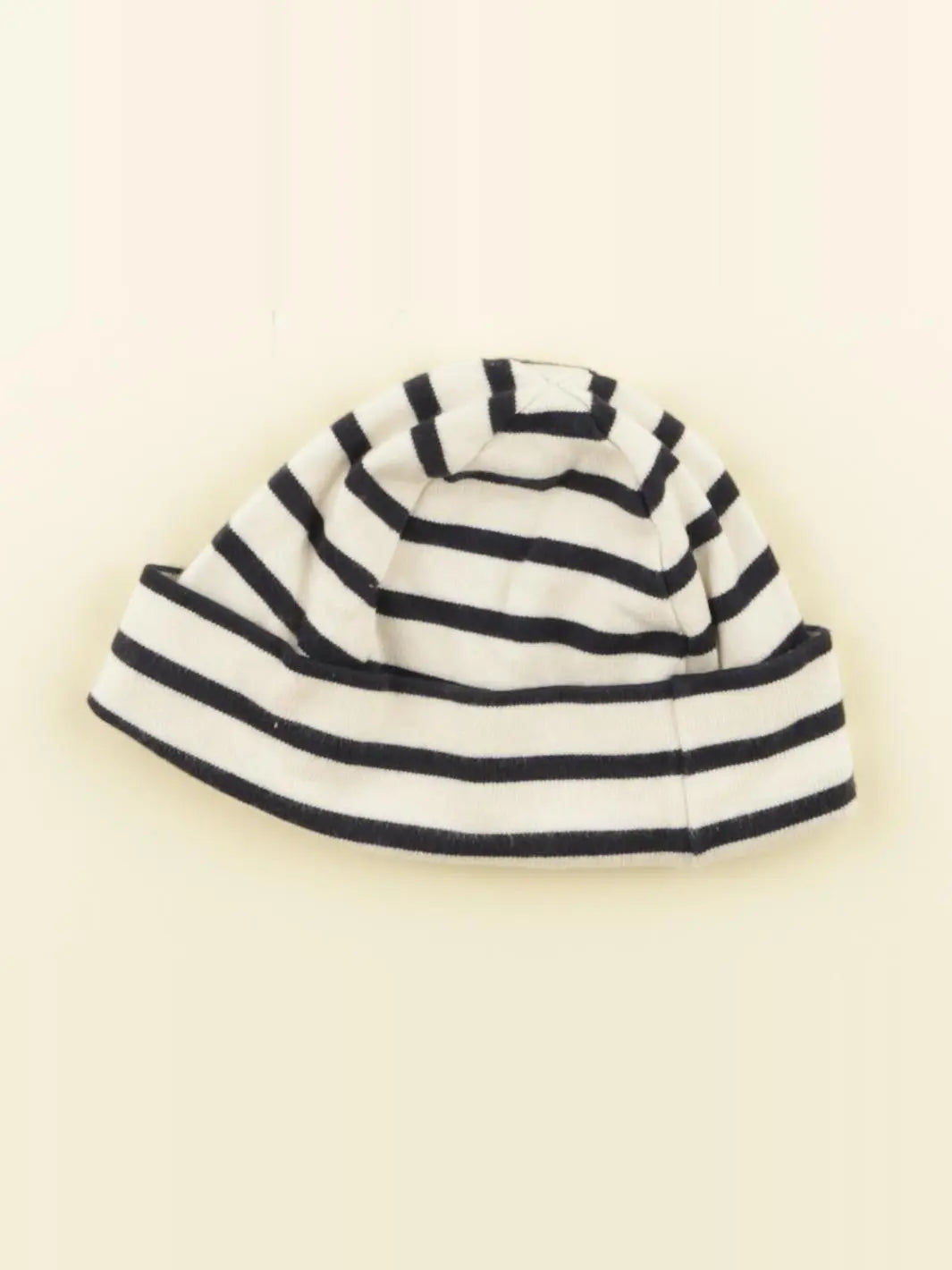 Petit Bateau - bonnet bleu, beige - 12/18 mois