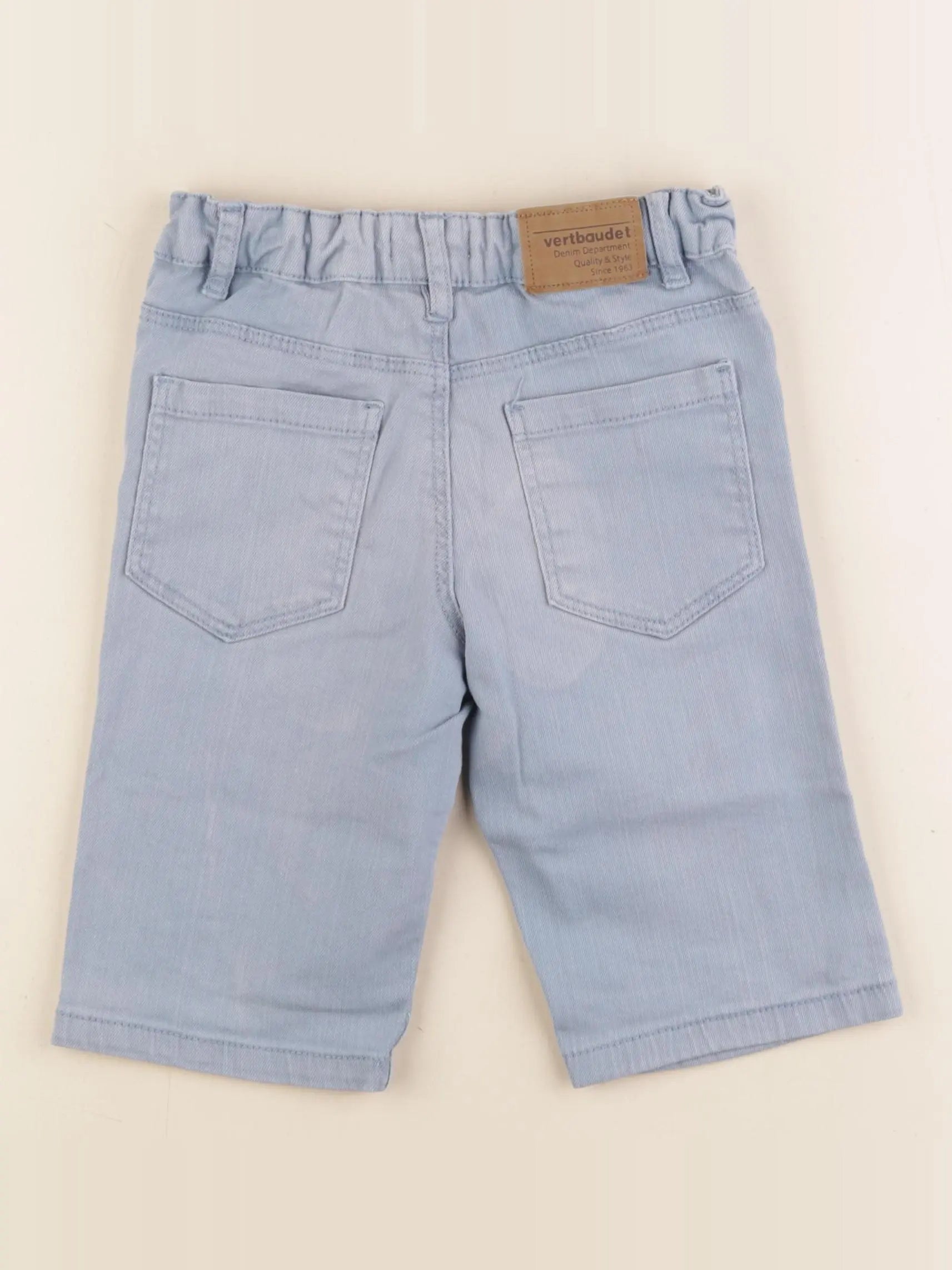 Vertbaudet - short bleu - 6 ans