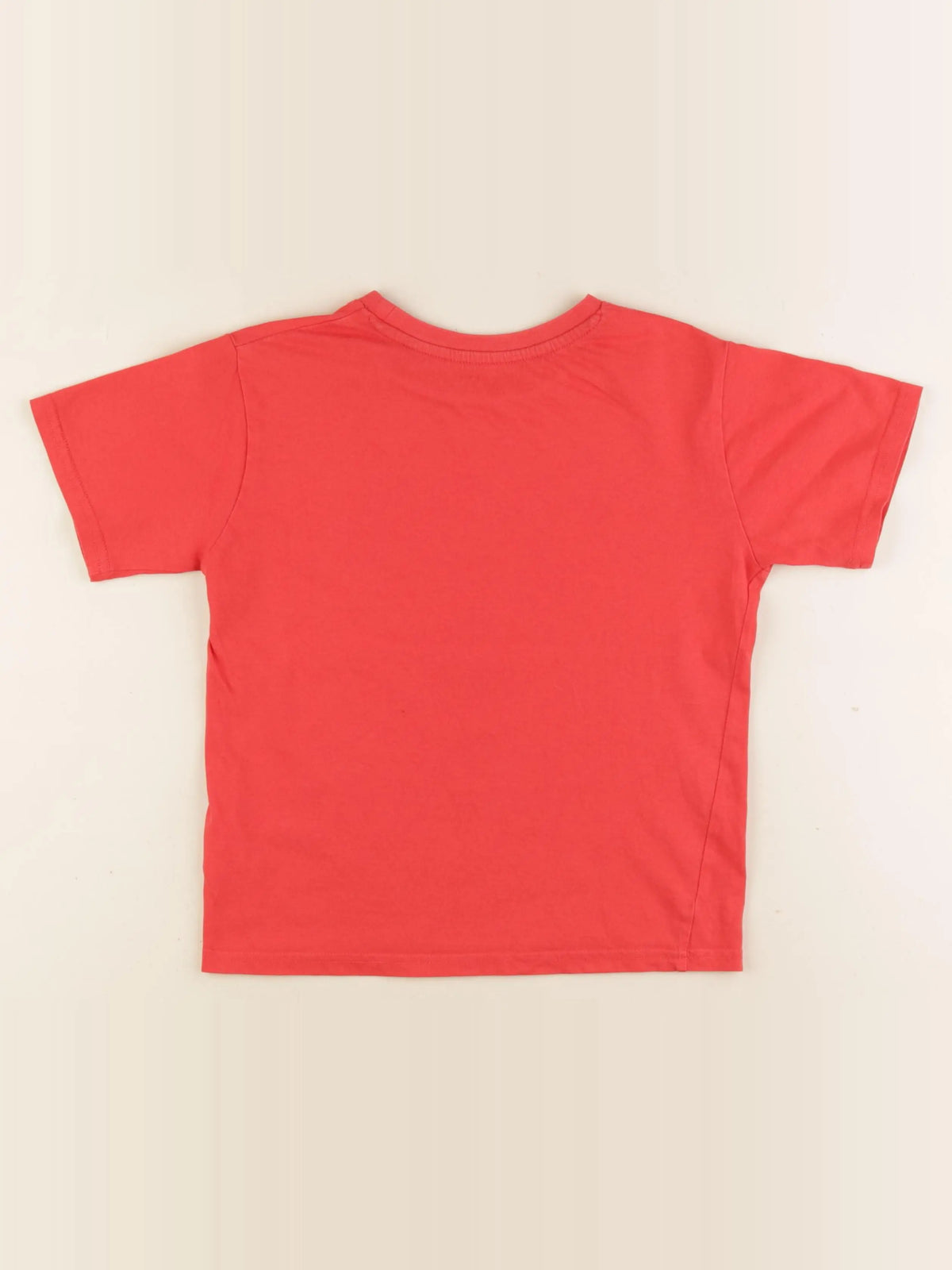 Vertbaudet - tee-shirt rouge - 8 ans