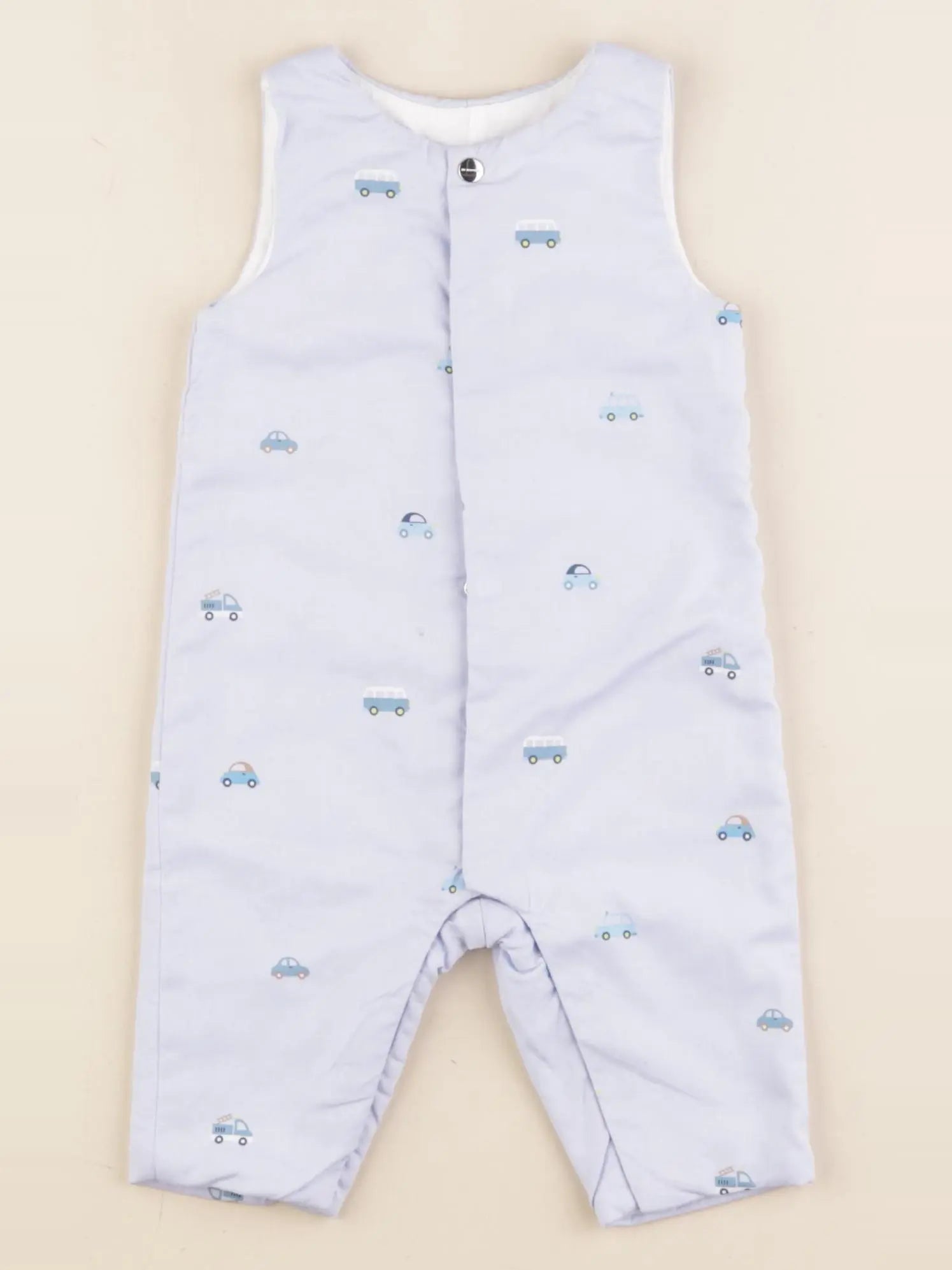 Jacadi - combinaison doublé bleu - 3 mois