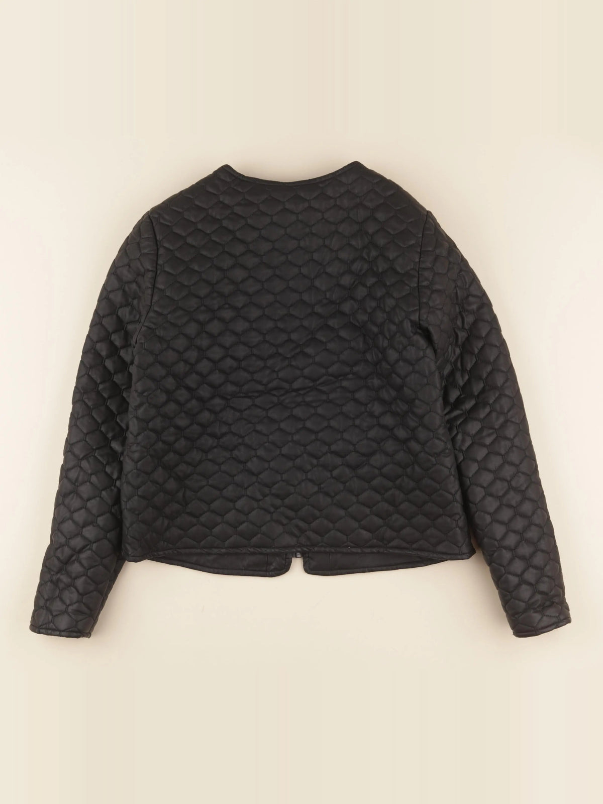 IKKS - veste simili cuir noir - 14 ans