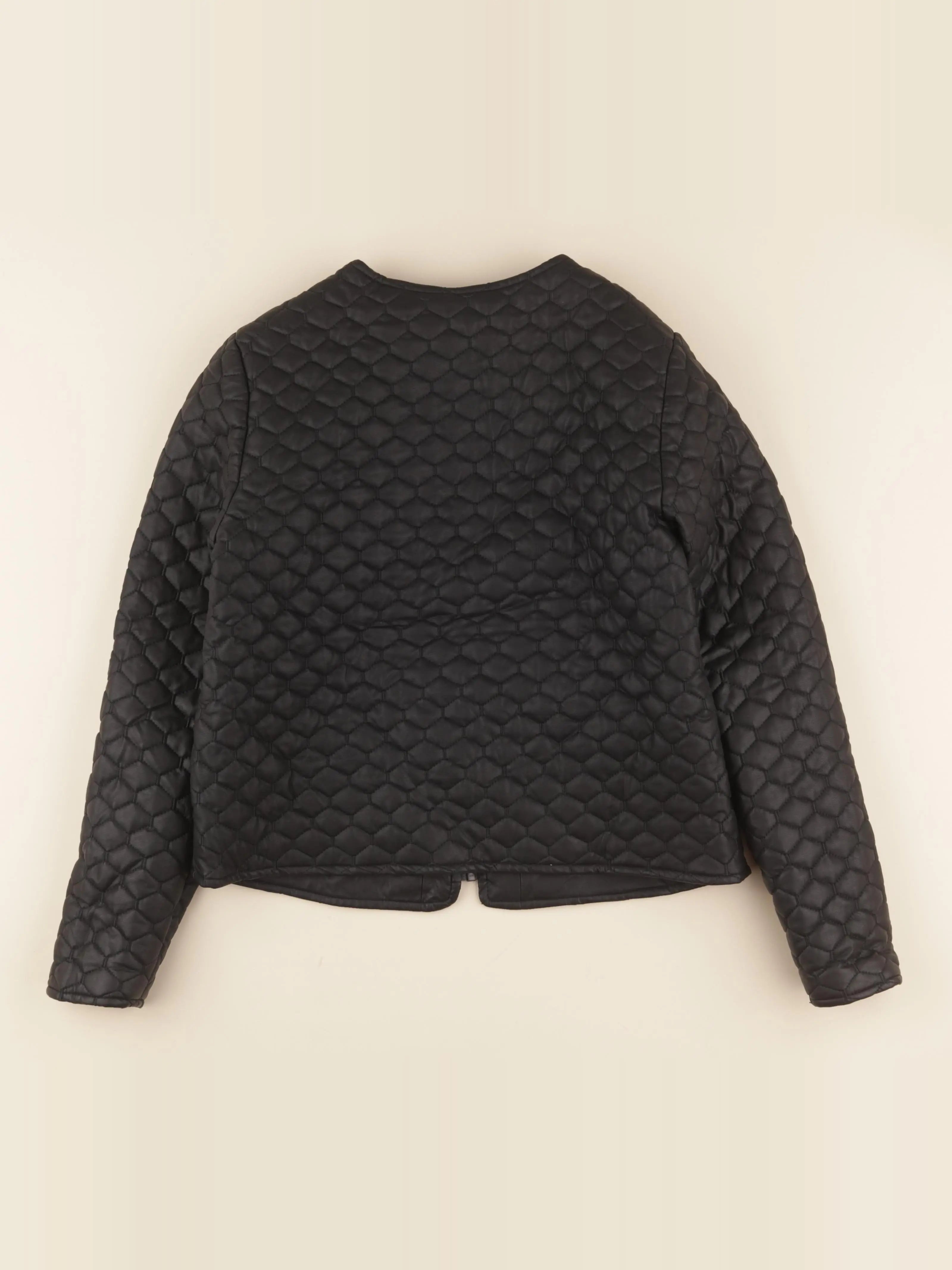 IKKS - veste simili cuir noir - 14 ans