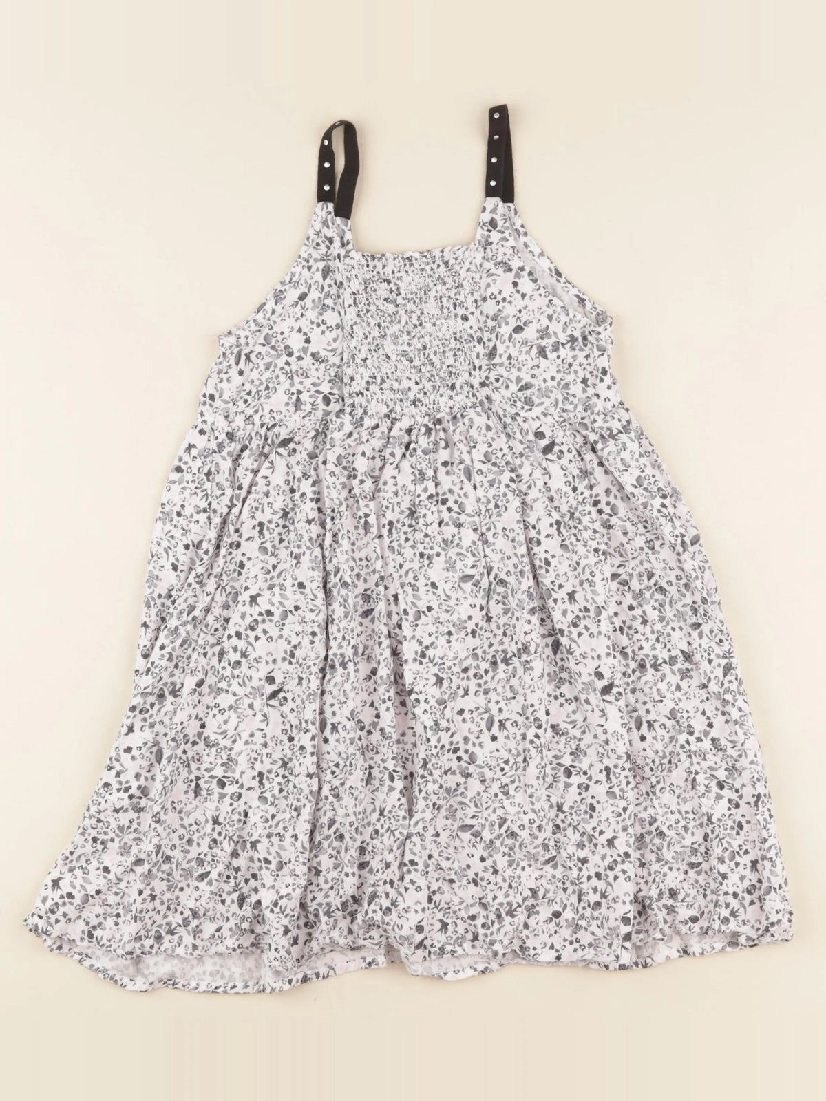 IKKS - robe blanc - 8 ans