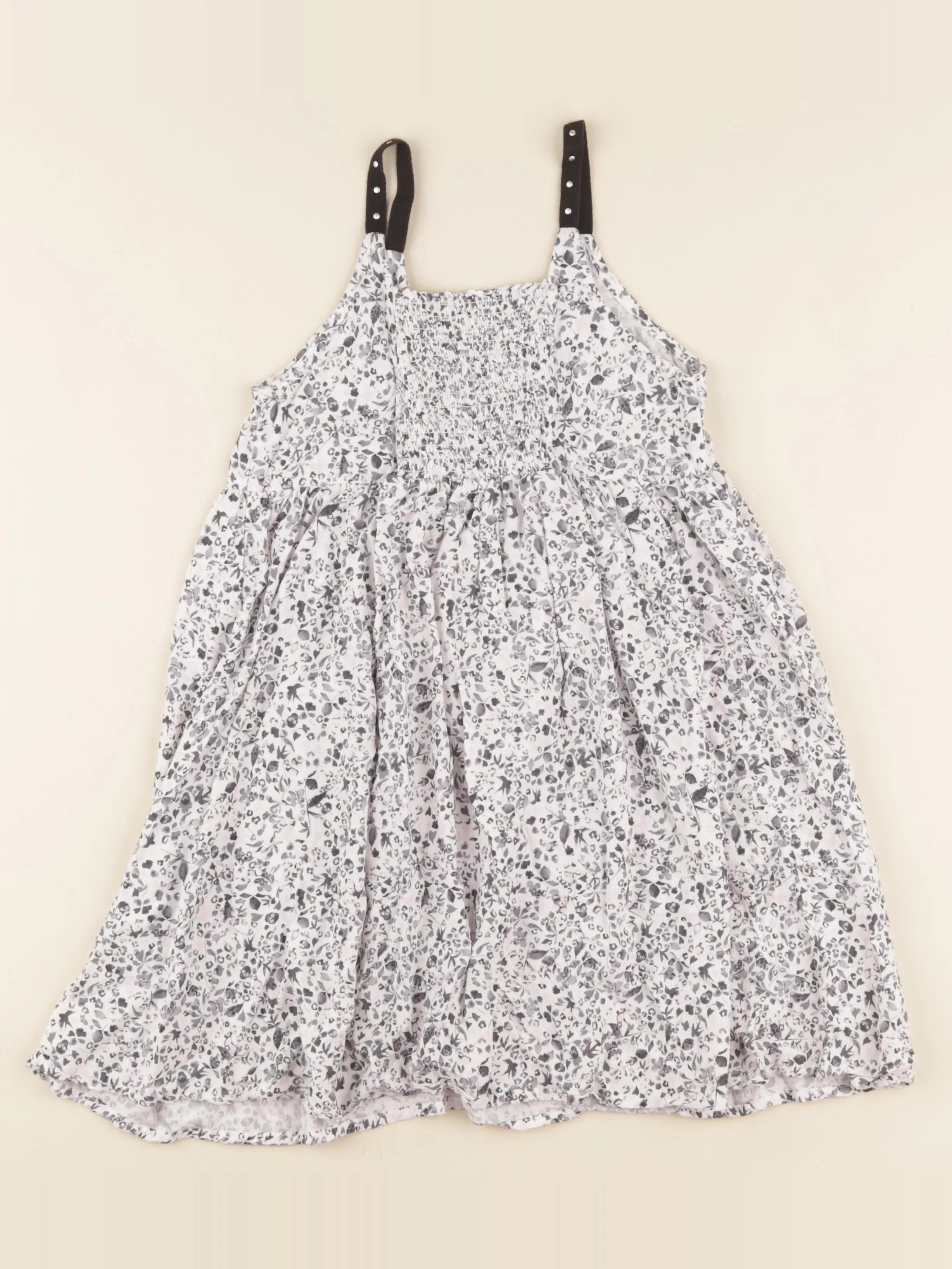 IKKS - robe blanc - 8 ans