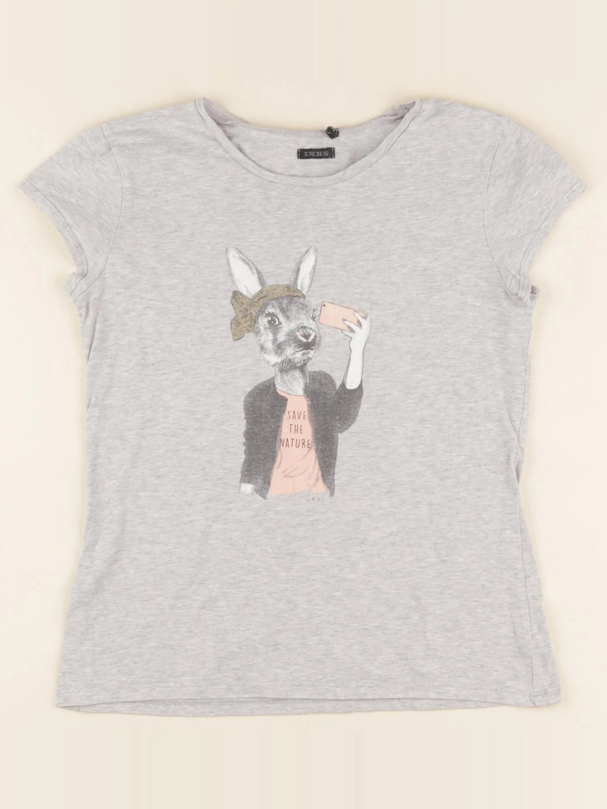 IKKS - tee-shirt gris - 12 ans