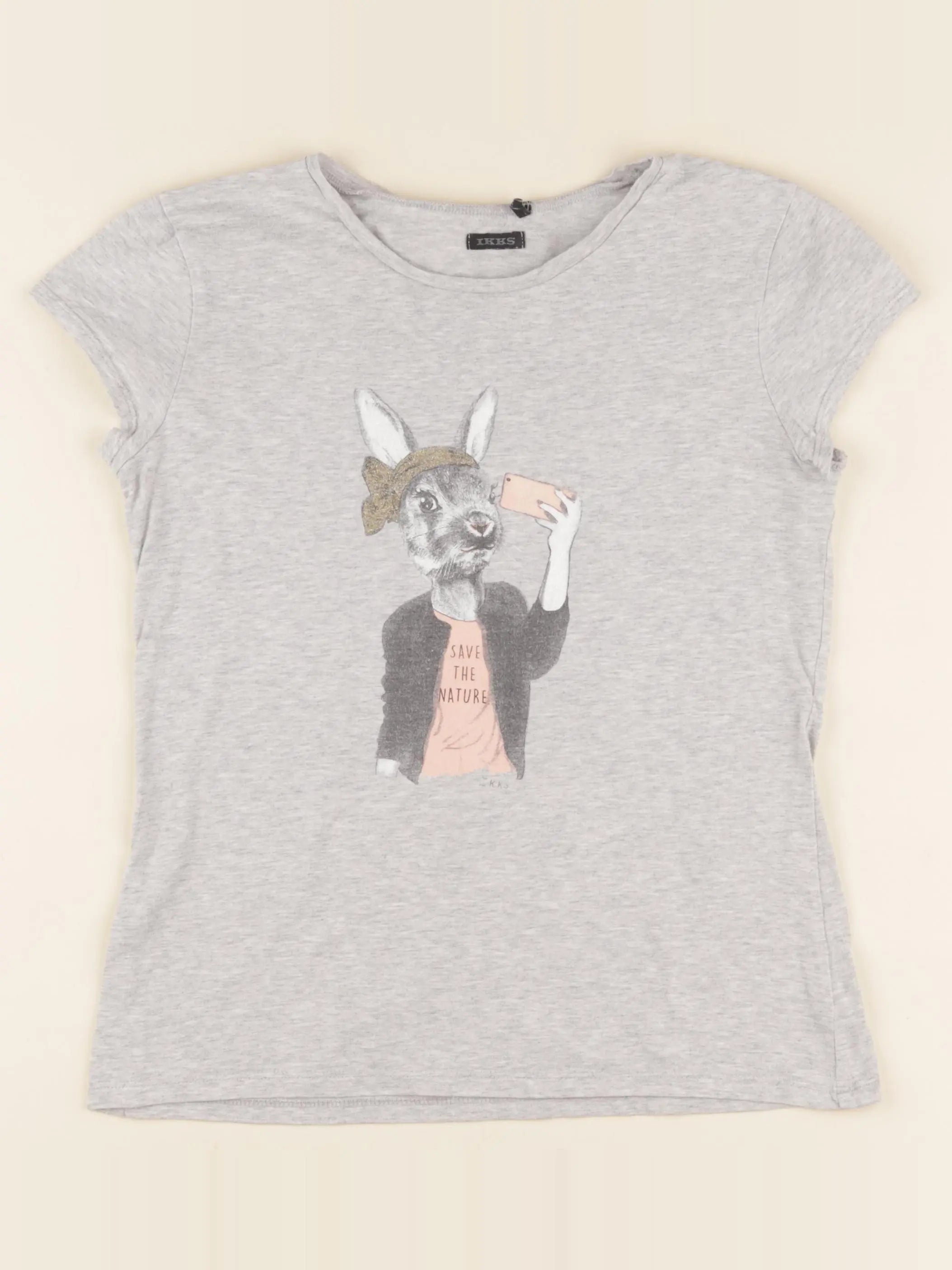 IKKS - tee-shirt gris - 12 ans