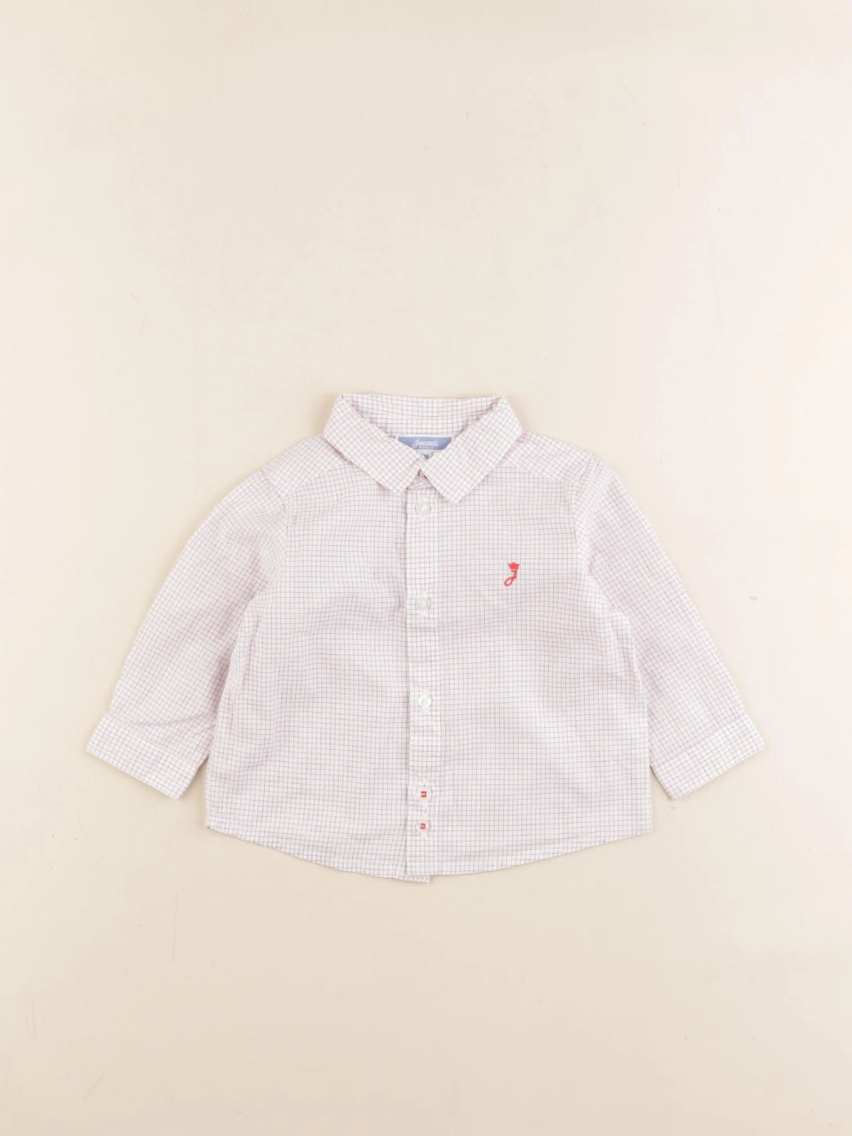 Jacadi - chemise rouge - 6 mois