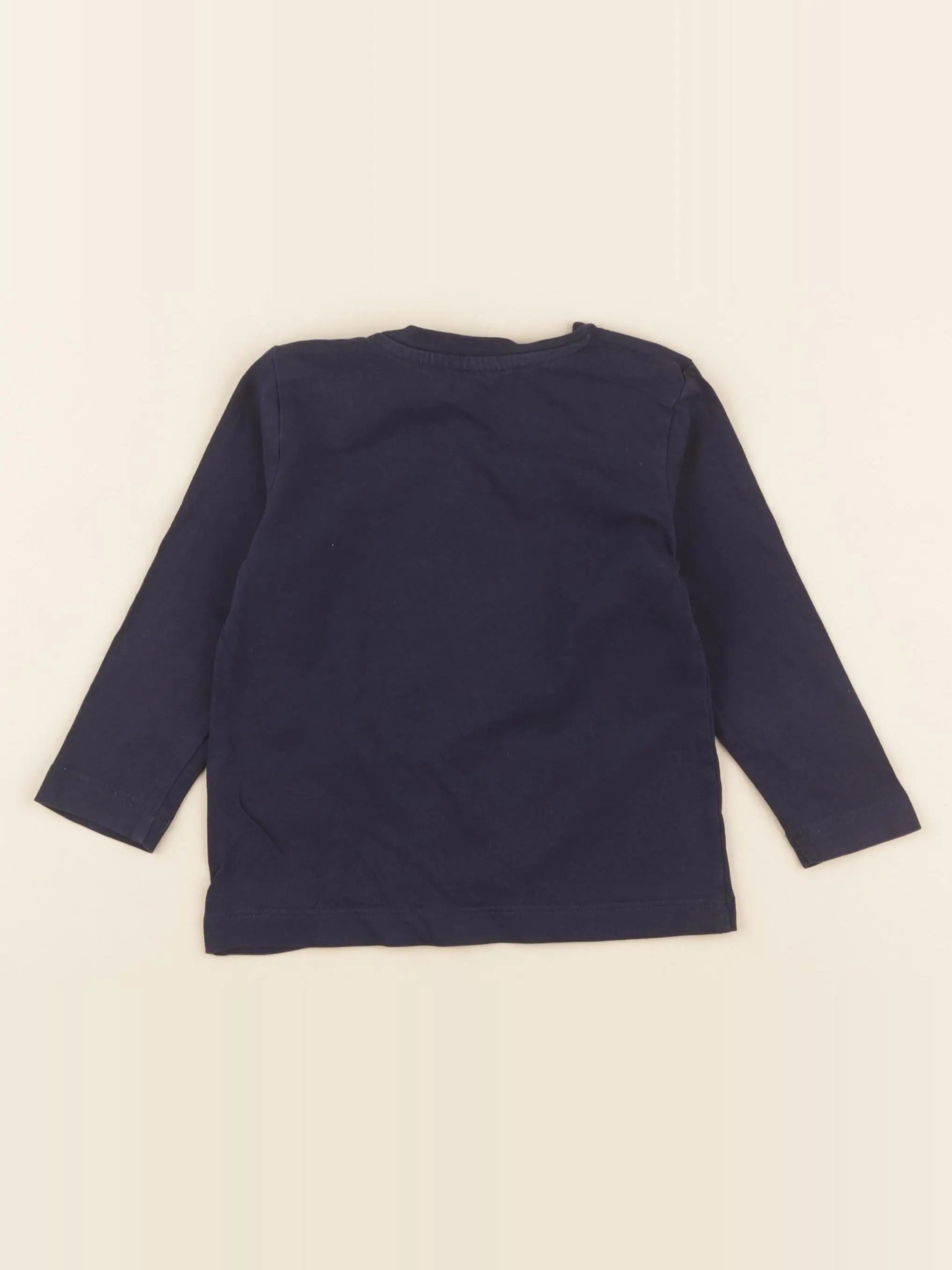Boutchou - tee-shirt bleu - 12 mois