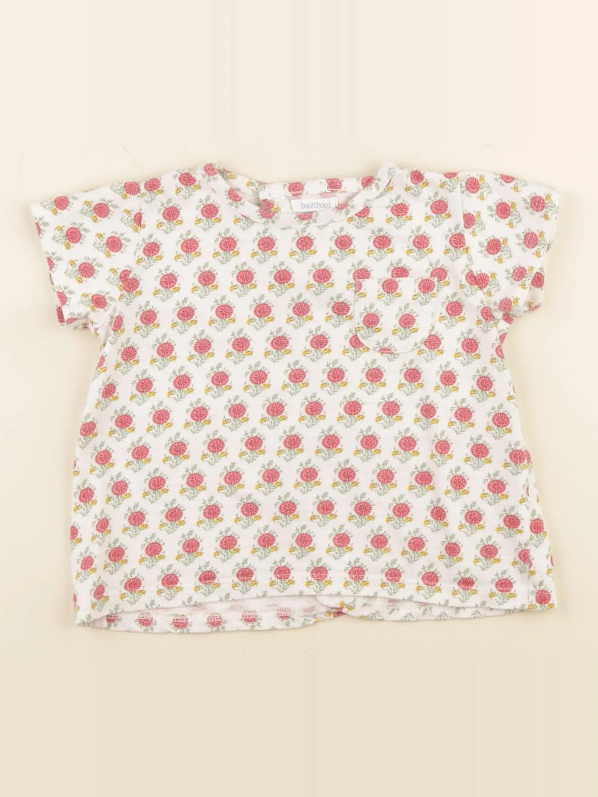 Boutchou - tee-shirt rose - 18 mois