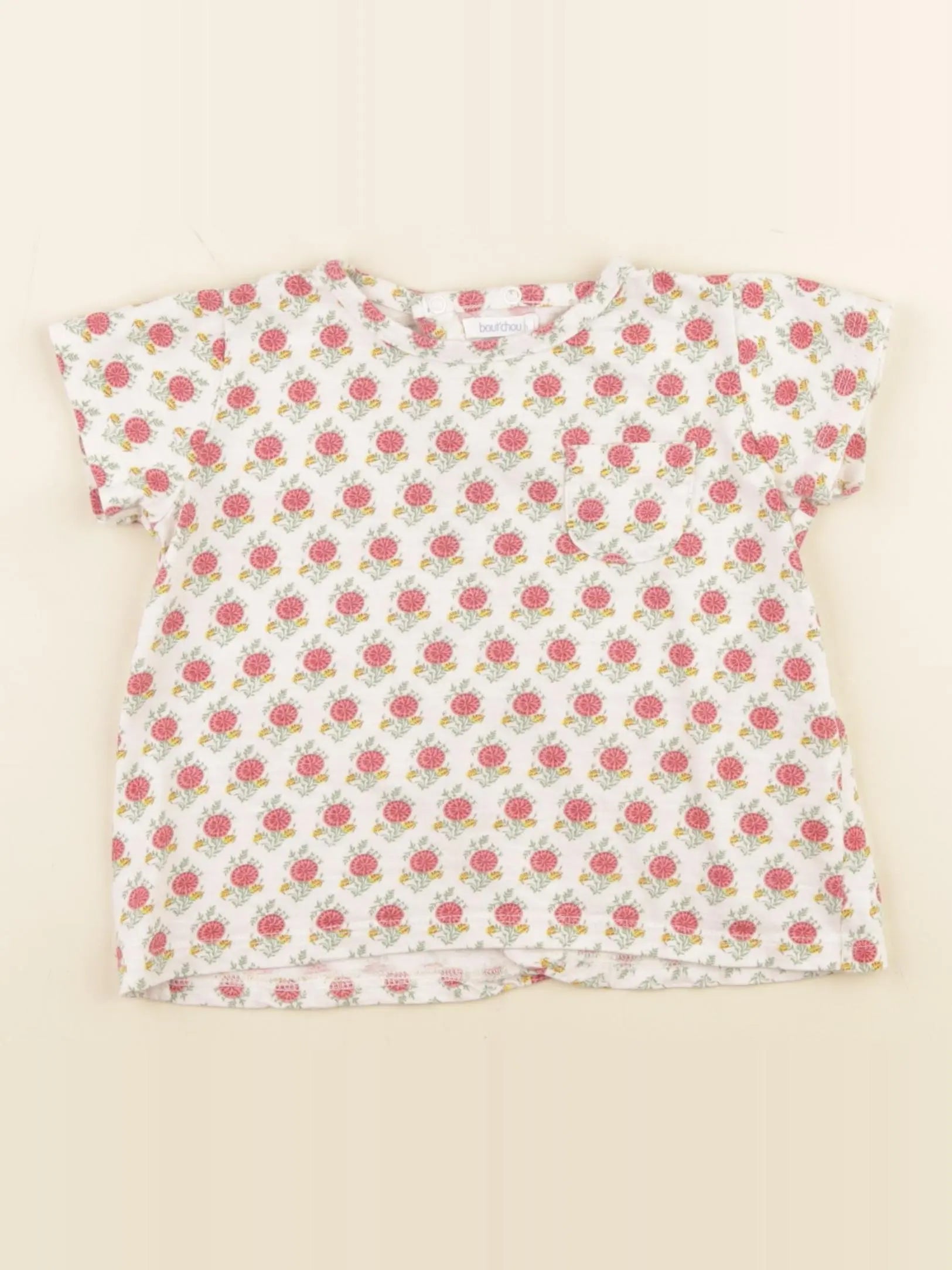 Boutchou - tee-shirt rose - 18 mois
