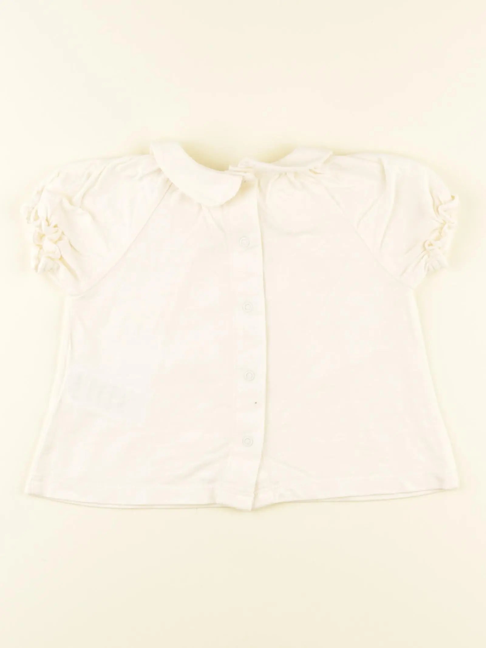 Vertbaudet - tee-shirt beige - 12 mois
