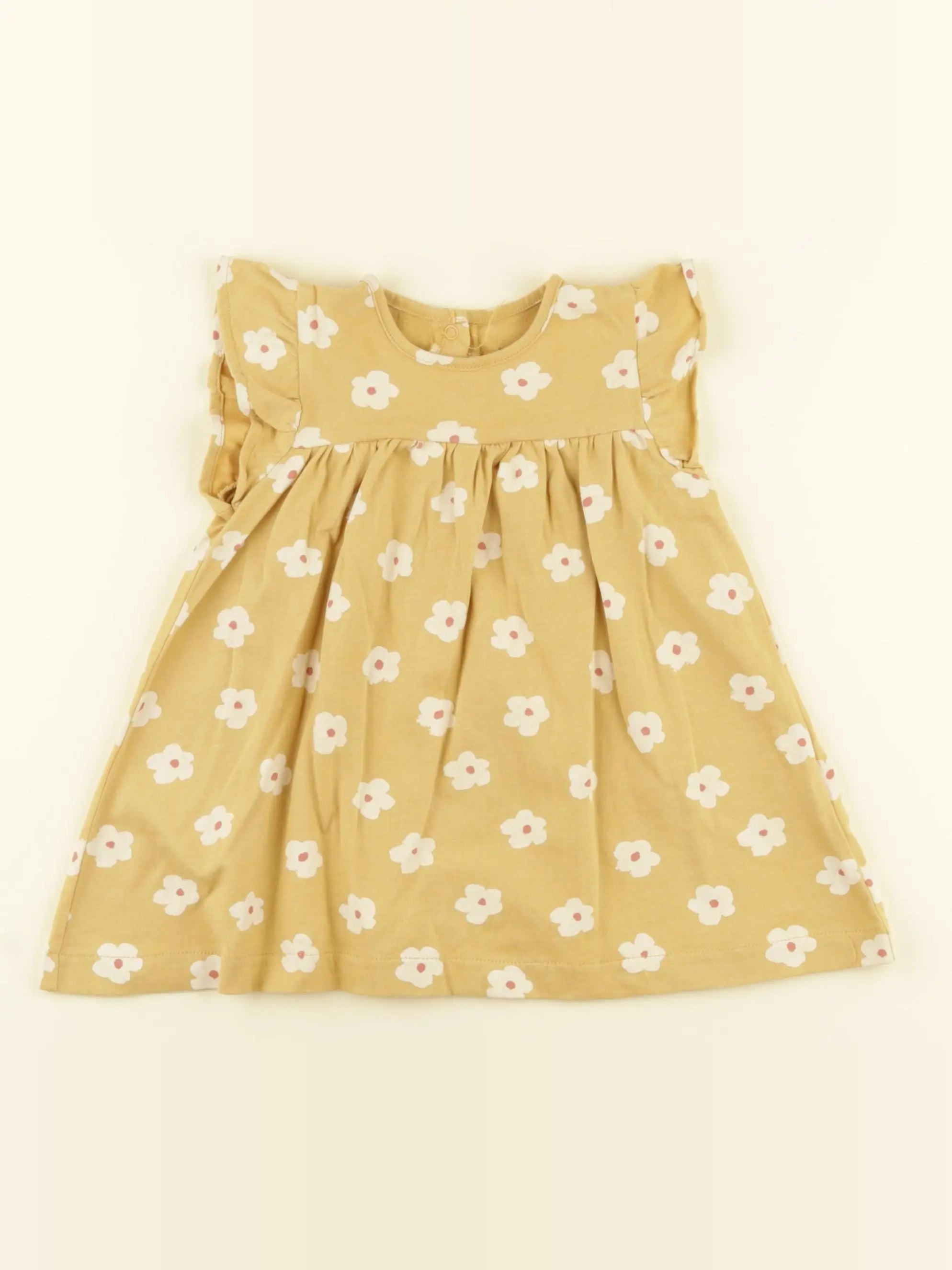 Vertbaudet - robe jaune - 9 mois