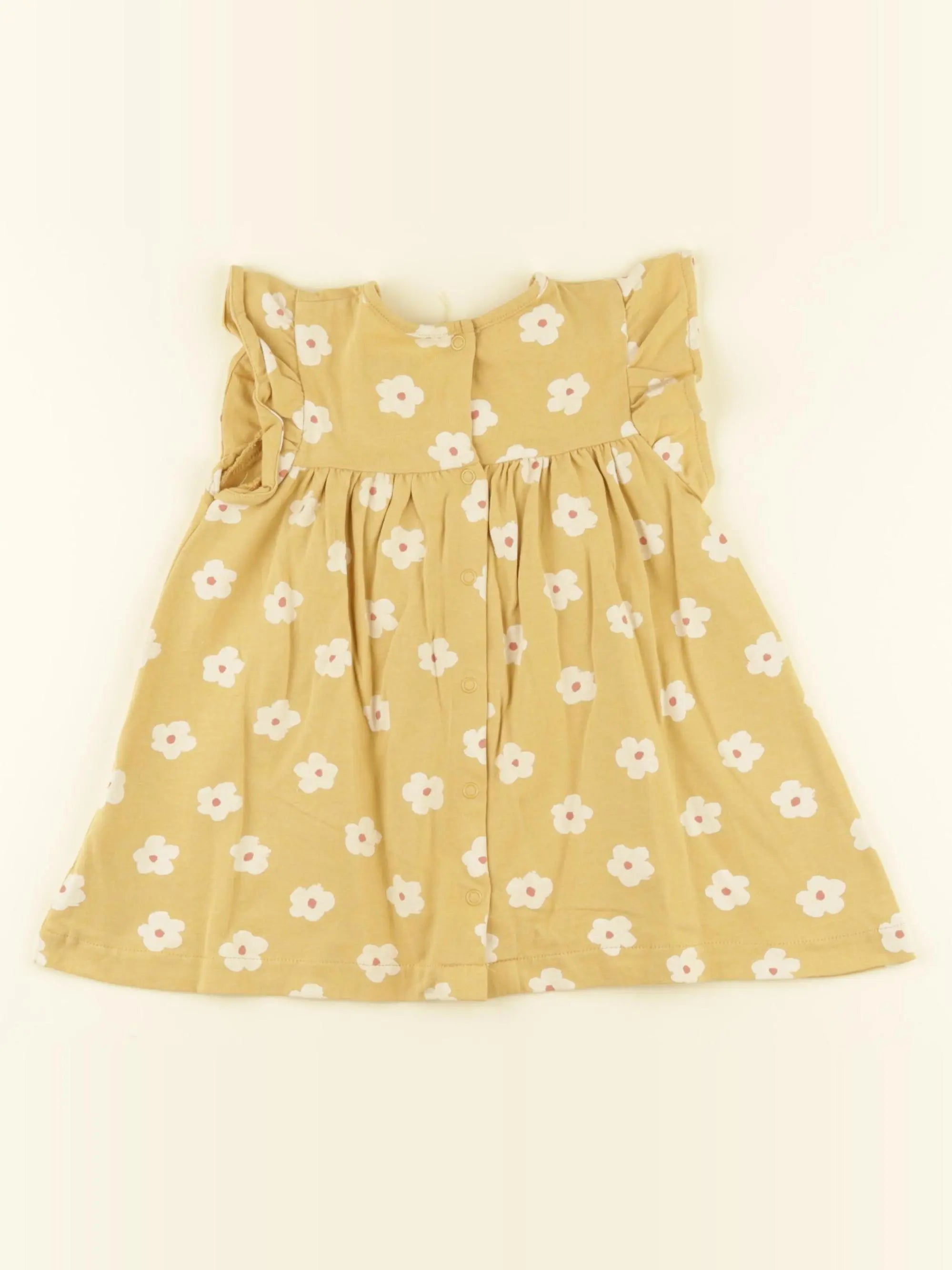 Vertbaudet - robe jaune - 9 mois