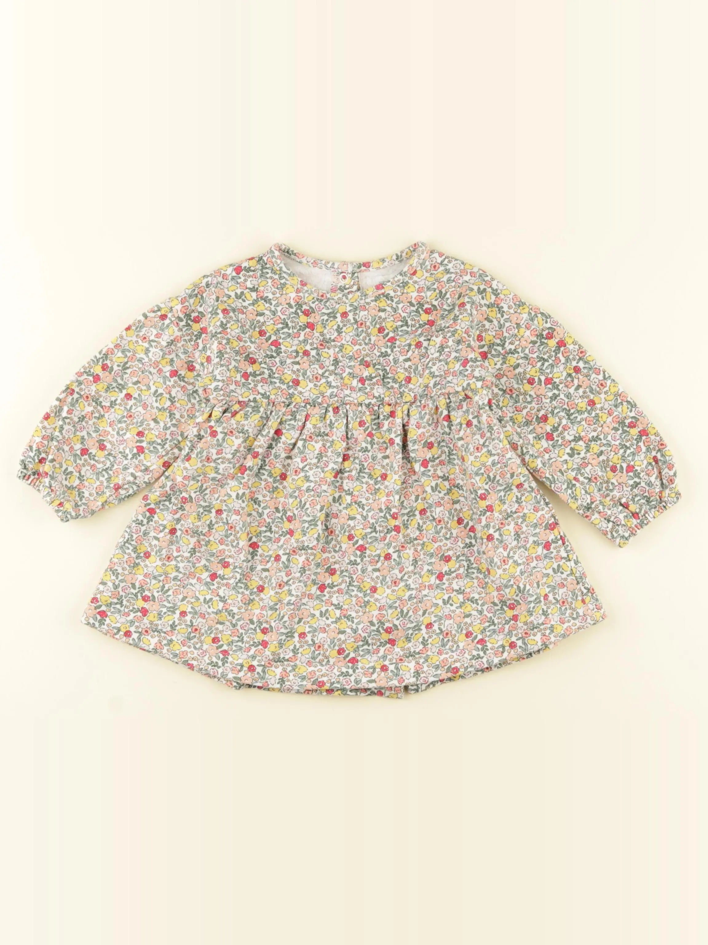 Vertbaudet - robe multicolore - 12 mois