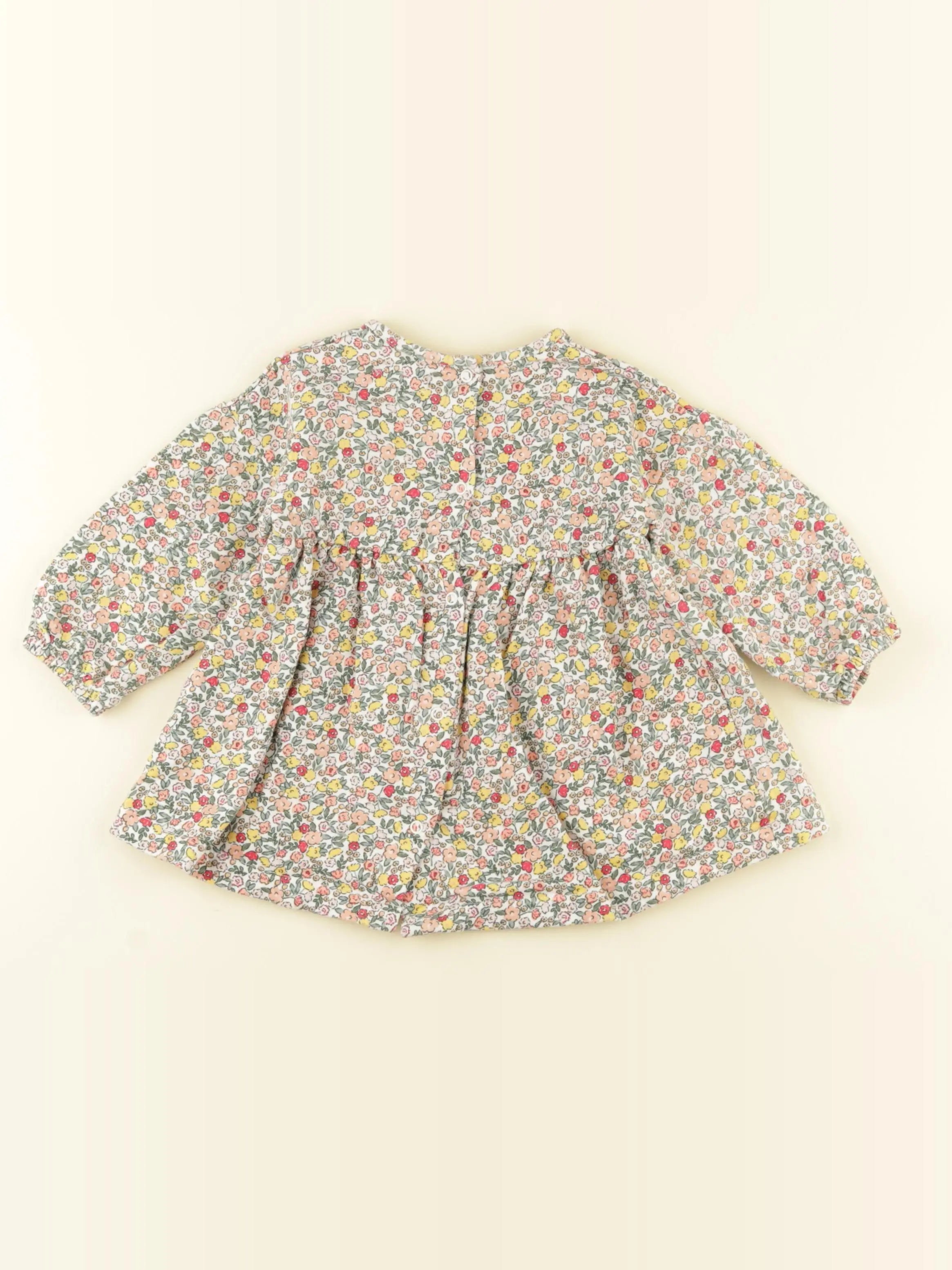 Vertbaudet - robe multicolore - 12 mois