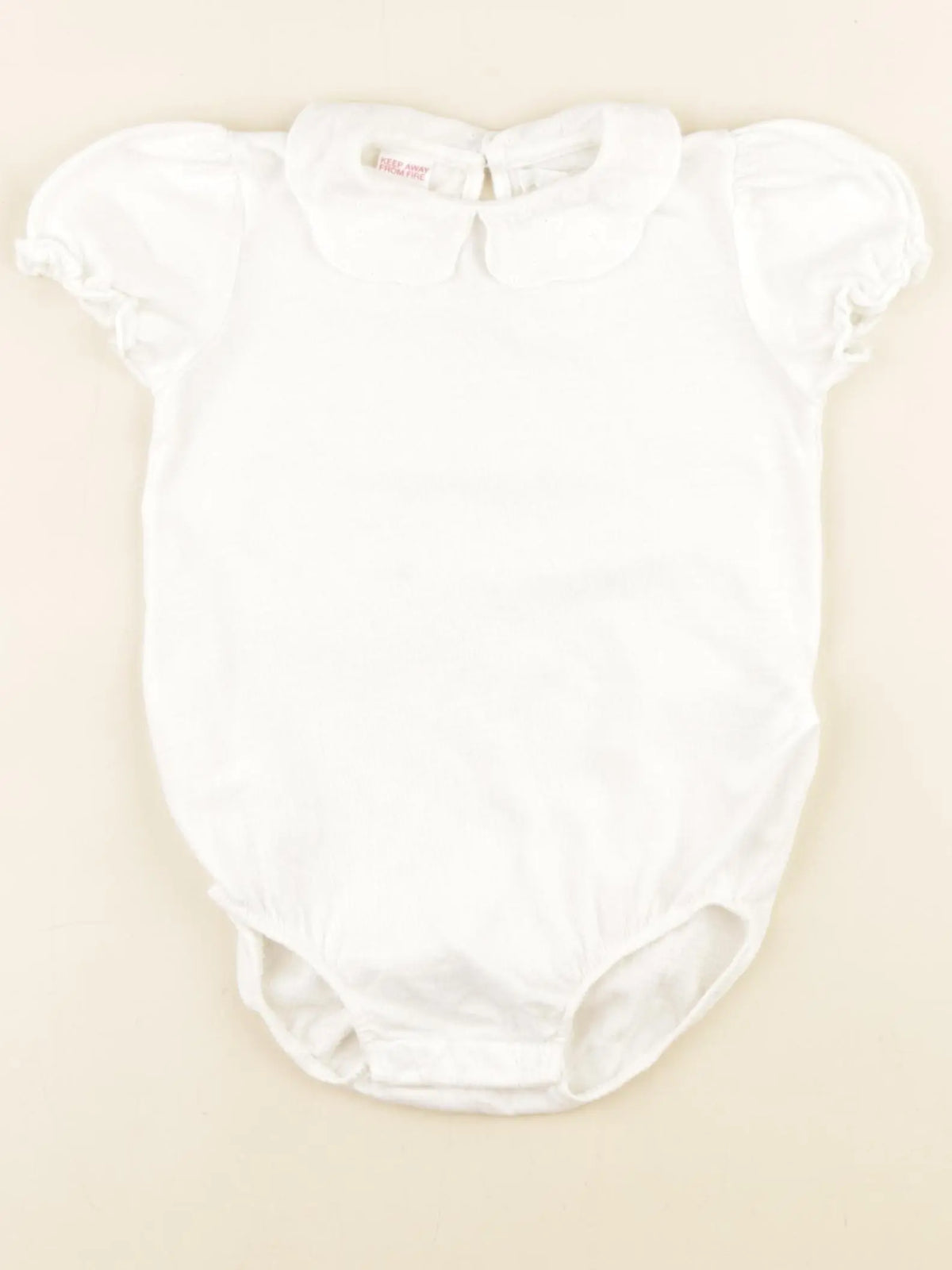 Zara - body à col blanc - 12/18 mois