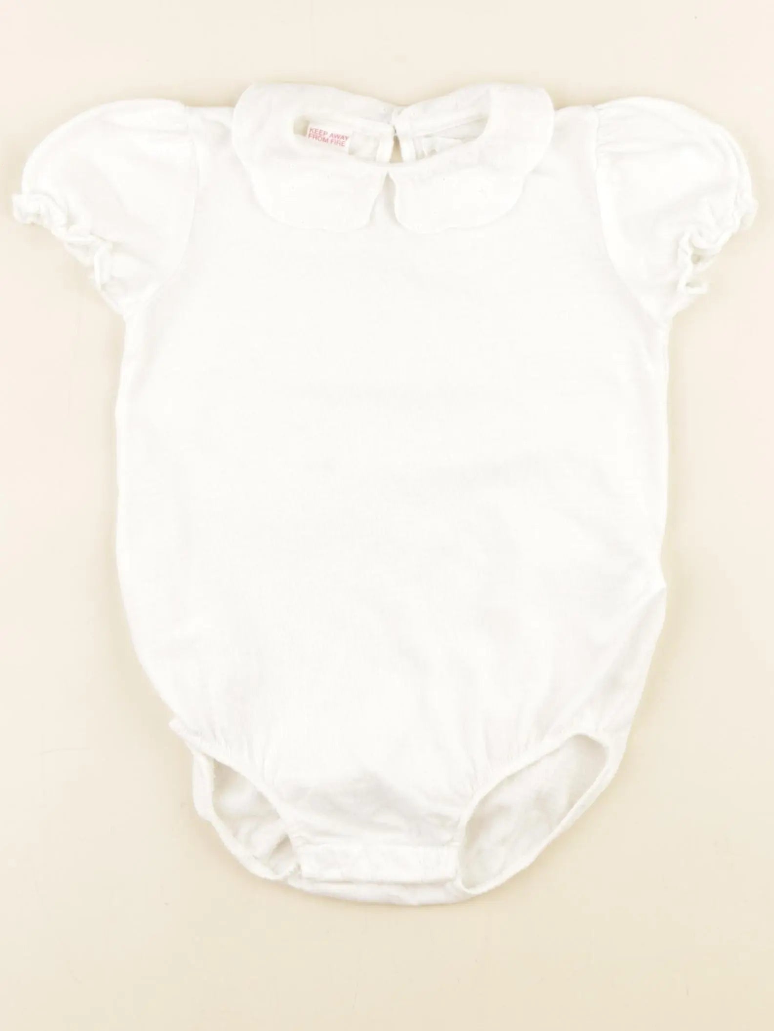 Zara - body à col blanc - 12/18 mois