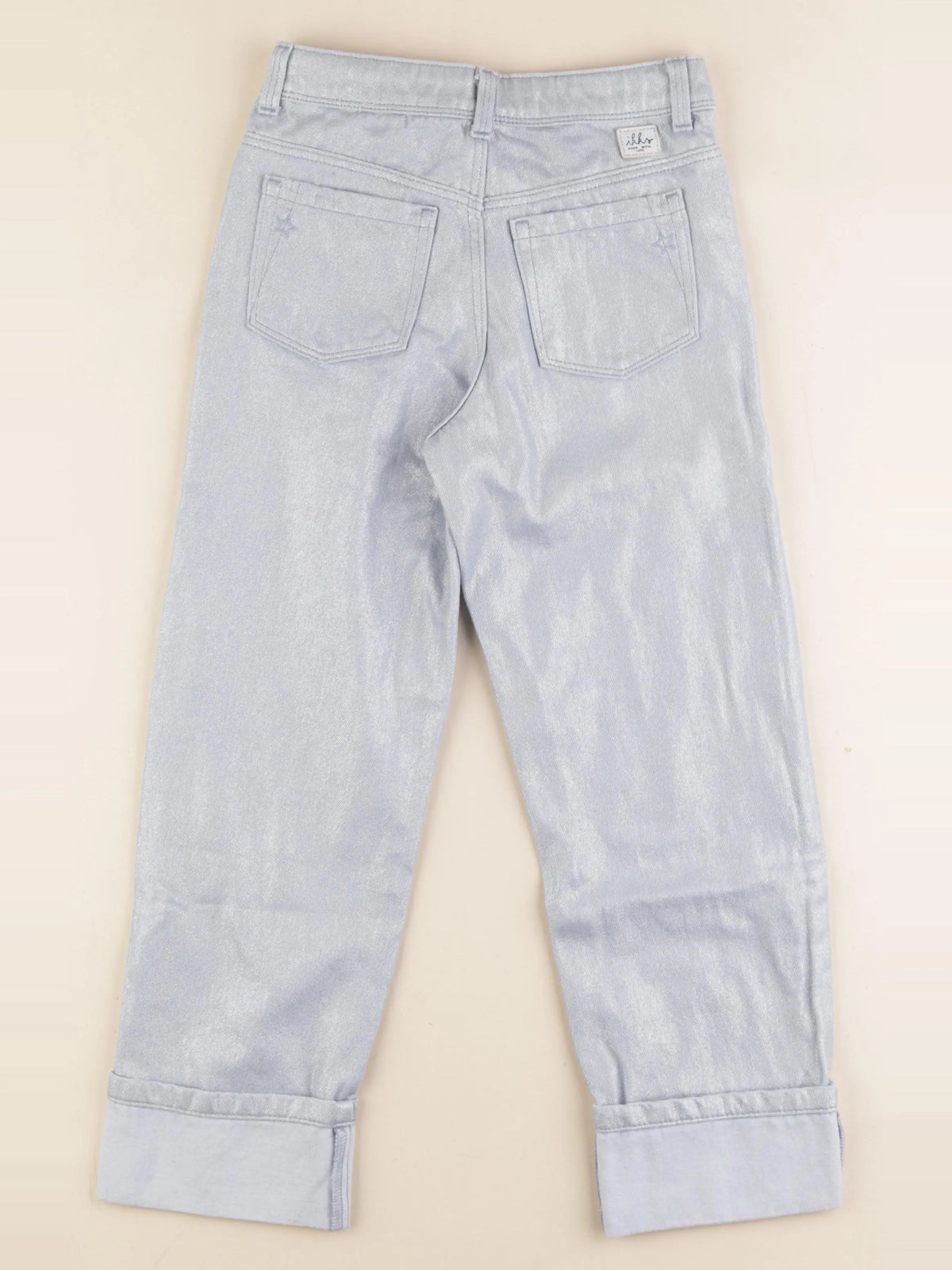 IKKS - pantalon argent - 8 ans