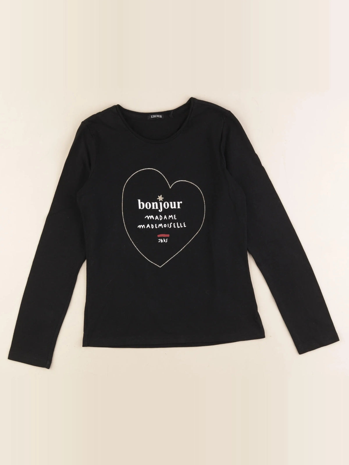 IKKS - tee-shirt noir - 10 ans