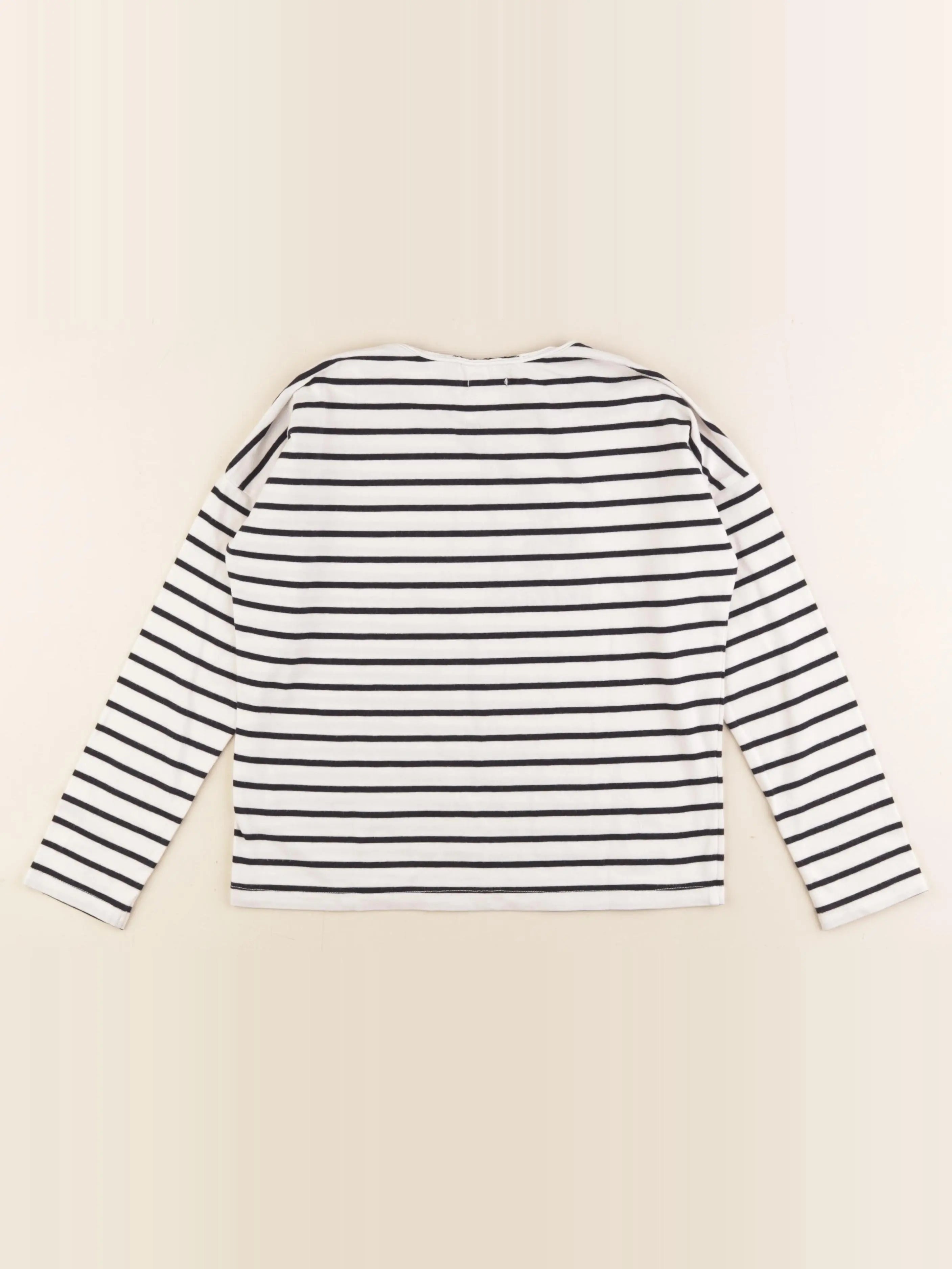 IKKS - tee-shirt blanc, noir - 10 ans